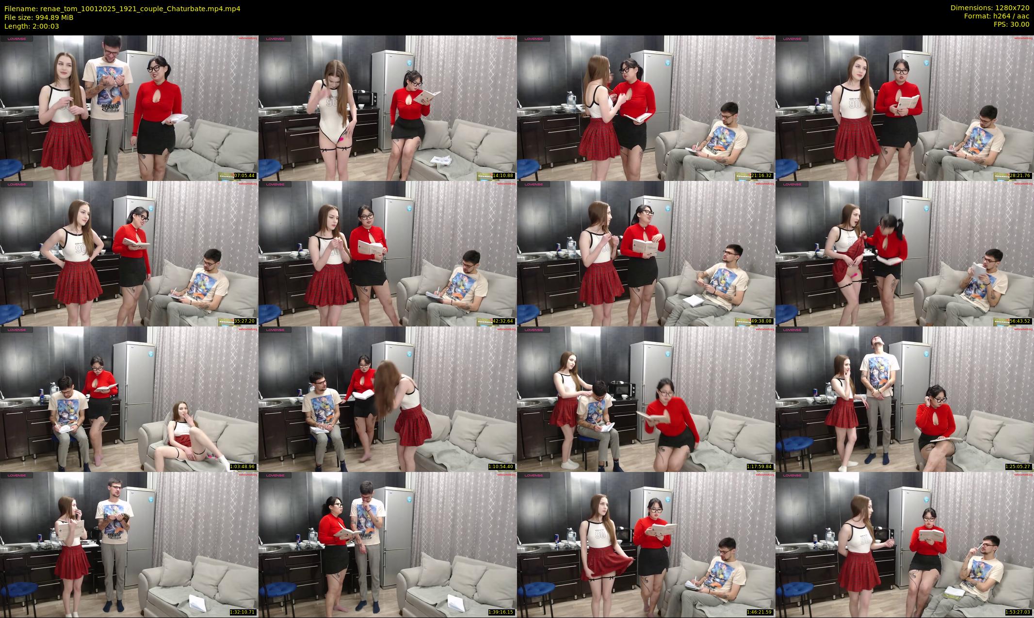 renae_tom — 121 minute Chaturbate couple cam show recording, 720p, Jan 10, 2025