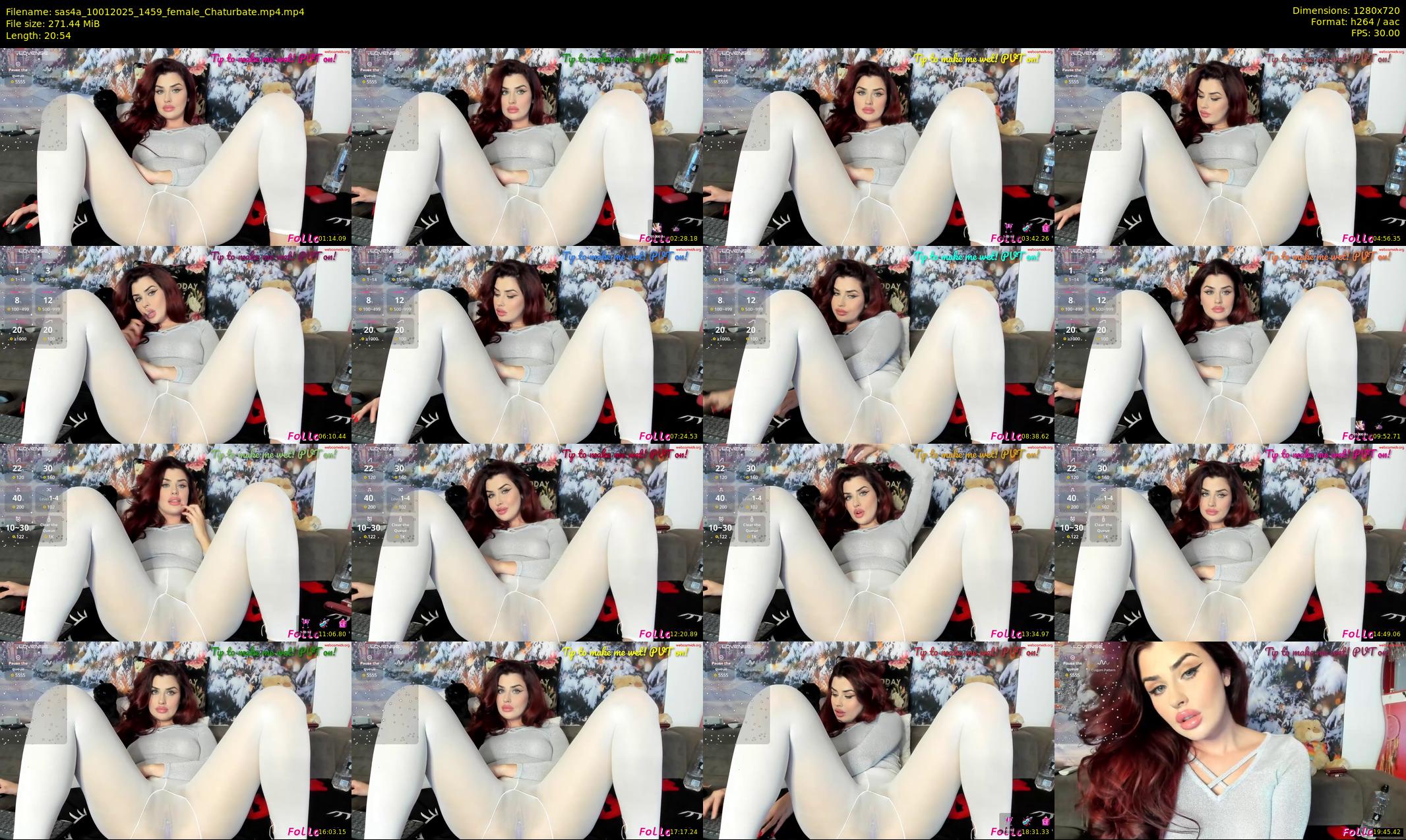 sas4a — 21 minute Chaturbate female cam show recording, 720p, Jan 10, 2025