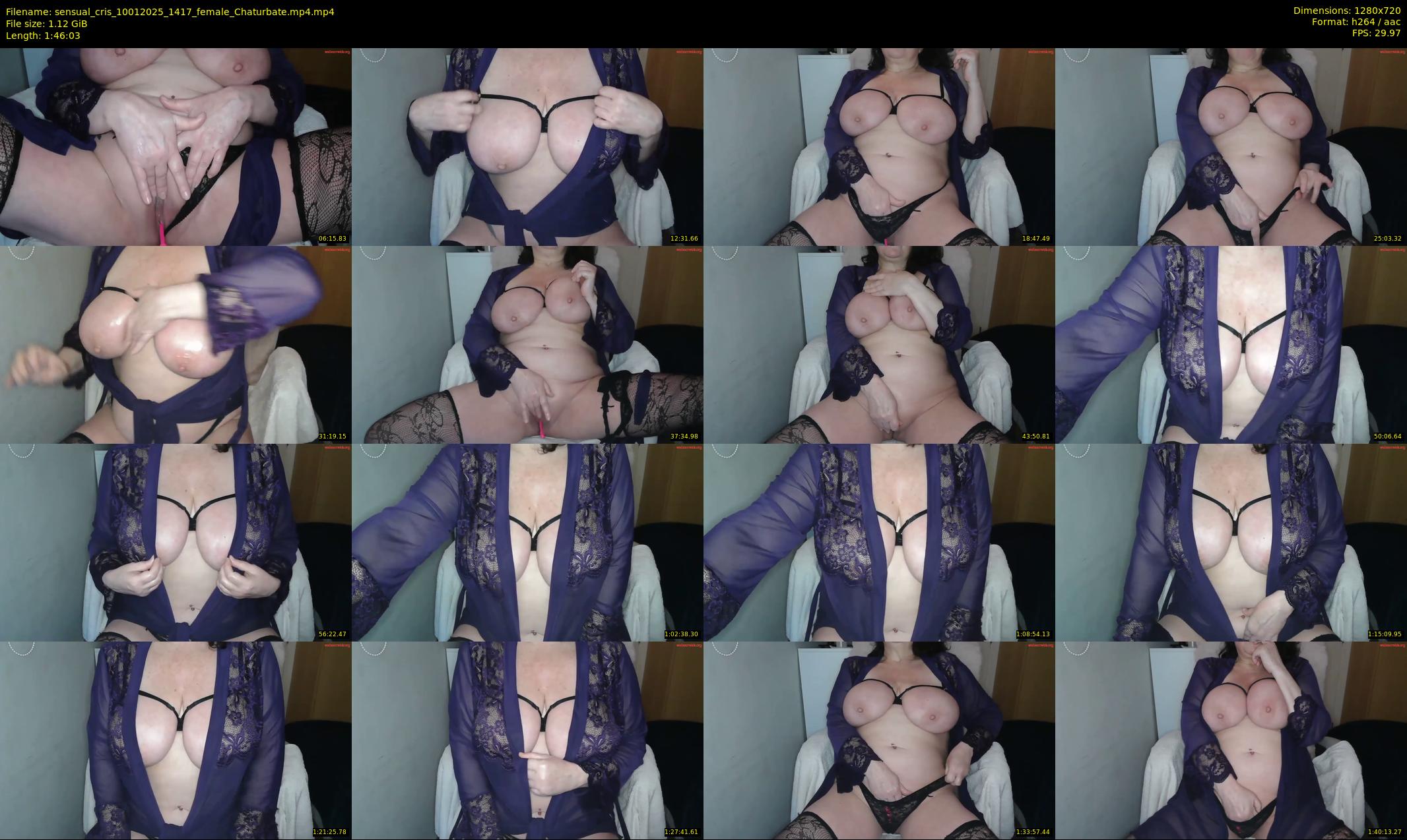 sensual_cris — 107 minute Chaturbate female cam show recording, 720p, Jan 10, 2025
