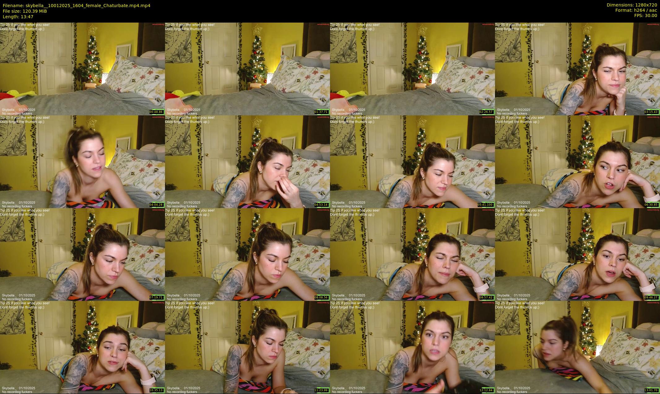 skybella_ — 14 minute Chaturbate female cam show recording, 720p, Jan 10, 2025