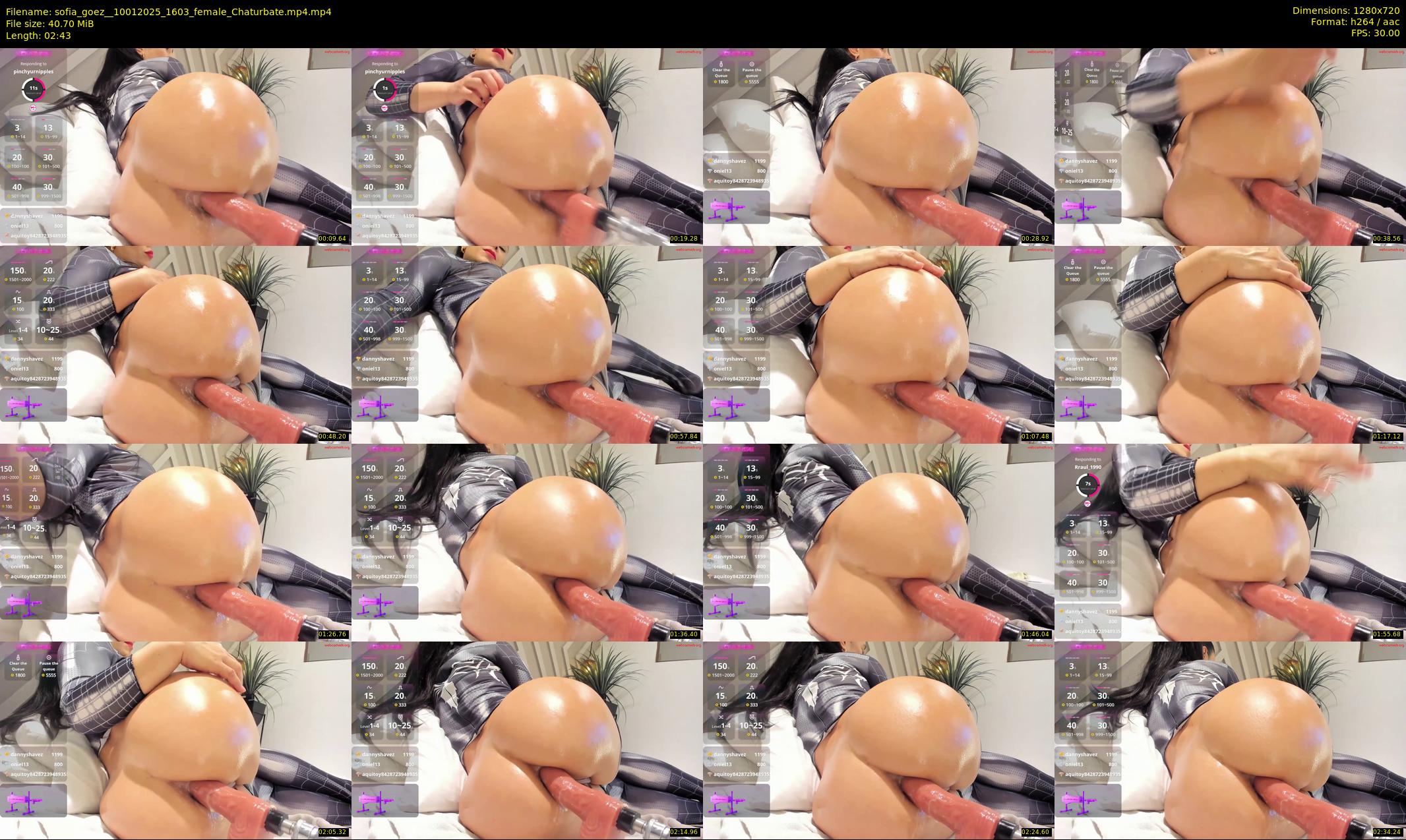 sofia_goez_ — 3 minute Chaturbate female cam show recording, 720p, Jan 10, 2025