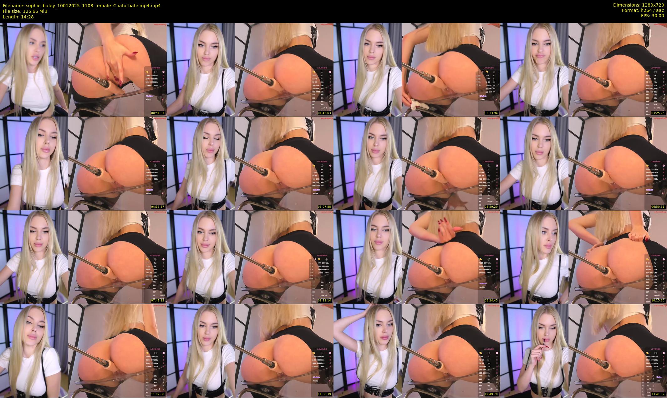 sophie_baley — 15 minute Chaturbate female cam show recording, 720p, Jan 10, 2025