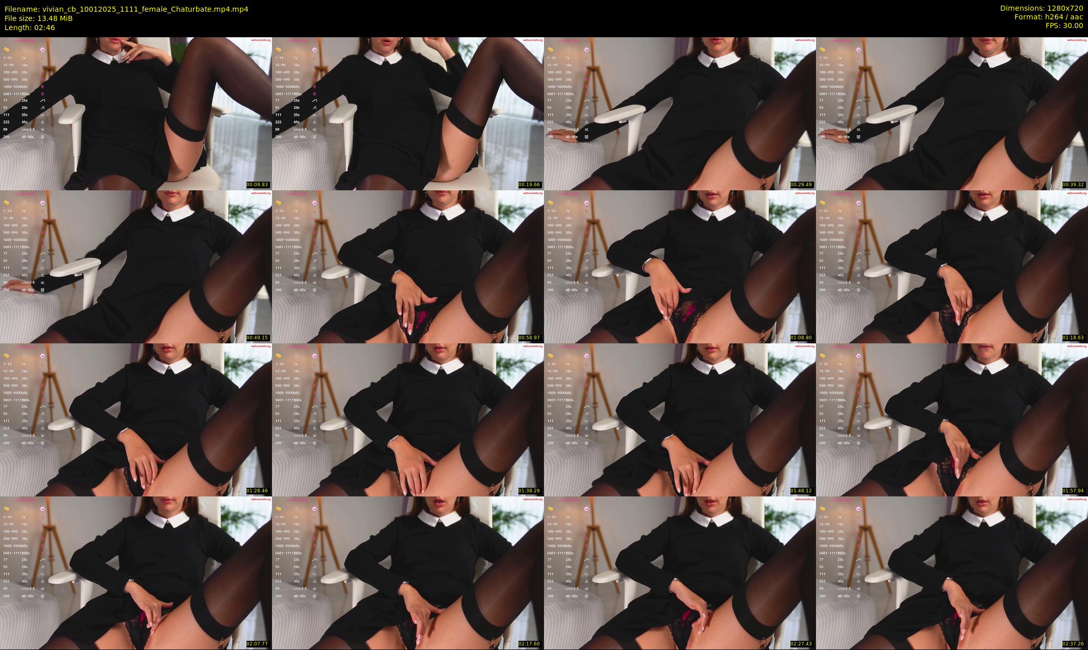 vivian_cb — 3 minute Chaturbate female cam show recording, 720p, Jan 10, 2025