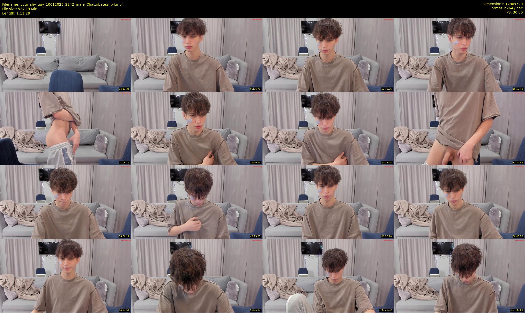 your_shy_guy — 72 minute Chaturbate male cam show recording, 720p, Jan 10, 2025