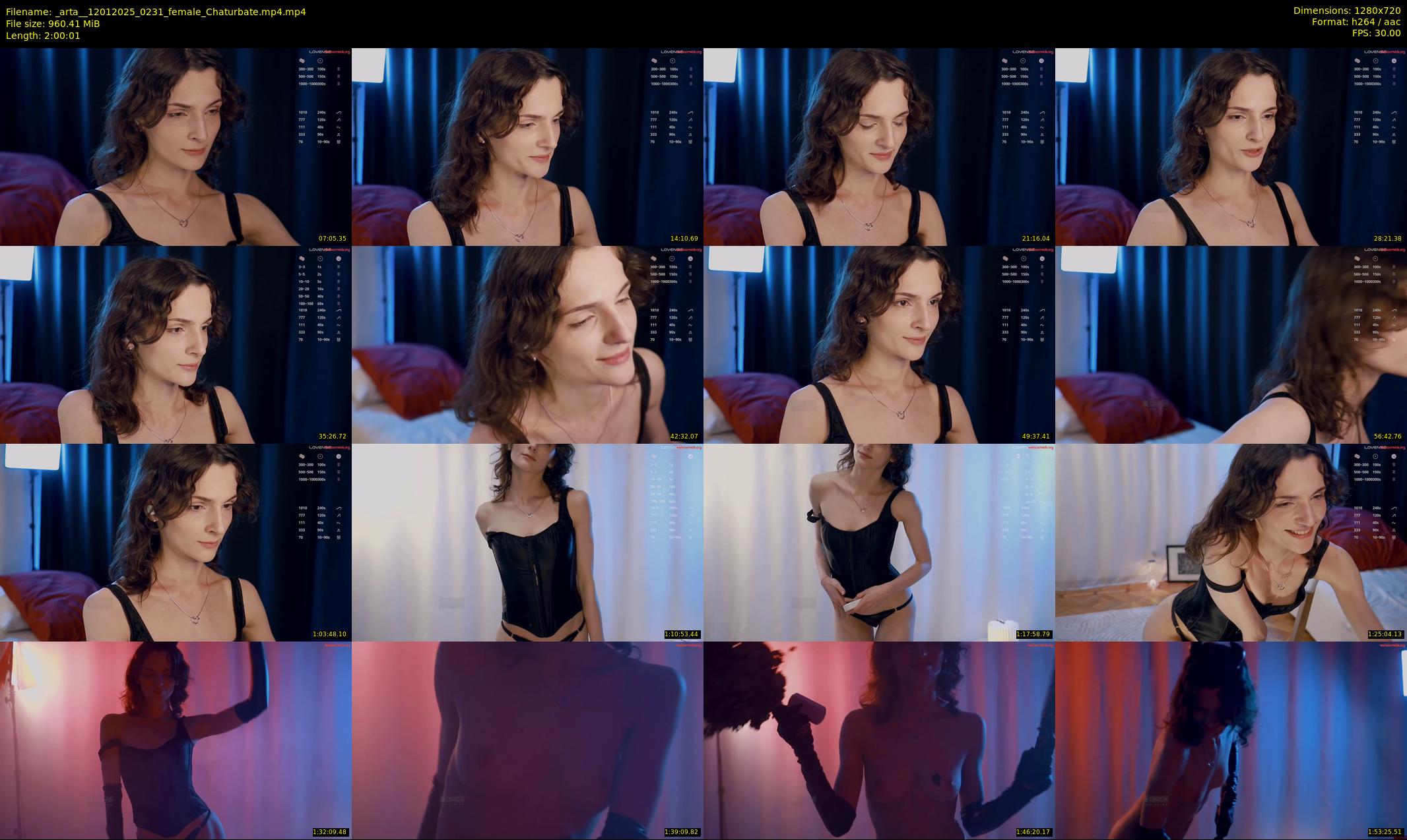_arta_ — 121 minute Chaturbate female cam show recording, 720p, Jan 12, 2025