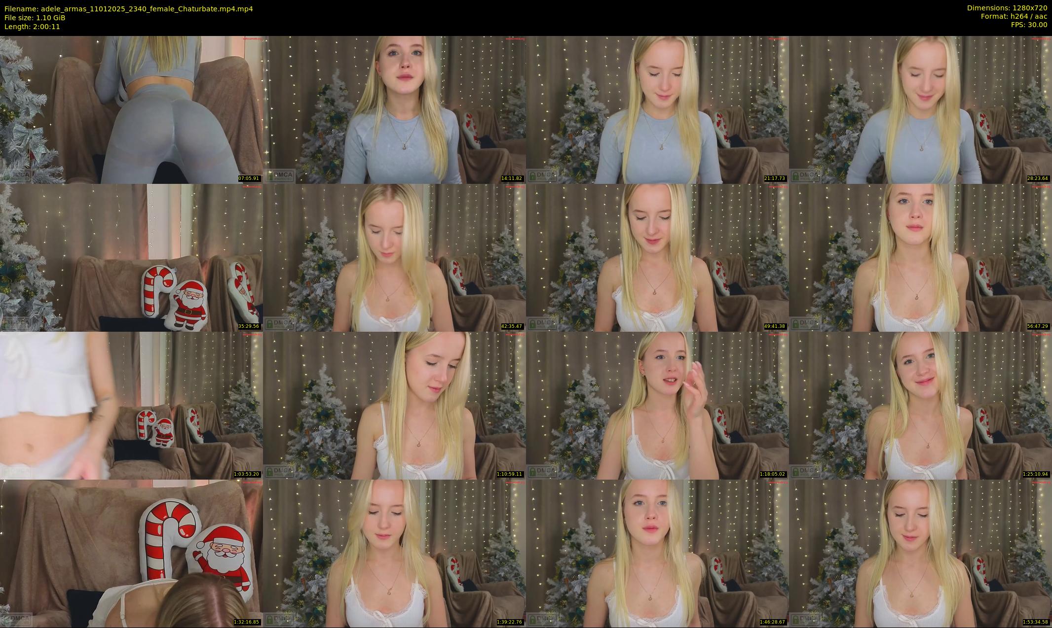 adele_armas — 121 minute Chaturbate female cam show recording, 720p, Jan 11, 2025