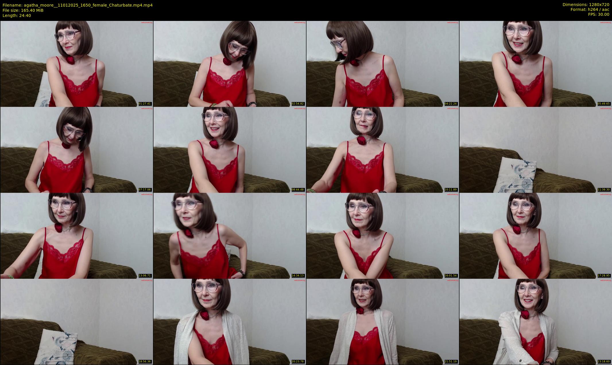 agatha_moore_ — 25 minute Chaturbate female cam show recording, 720p, Jan 11, 2025