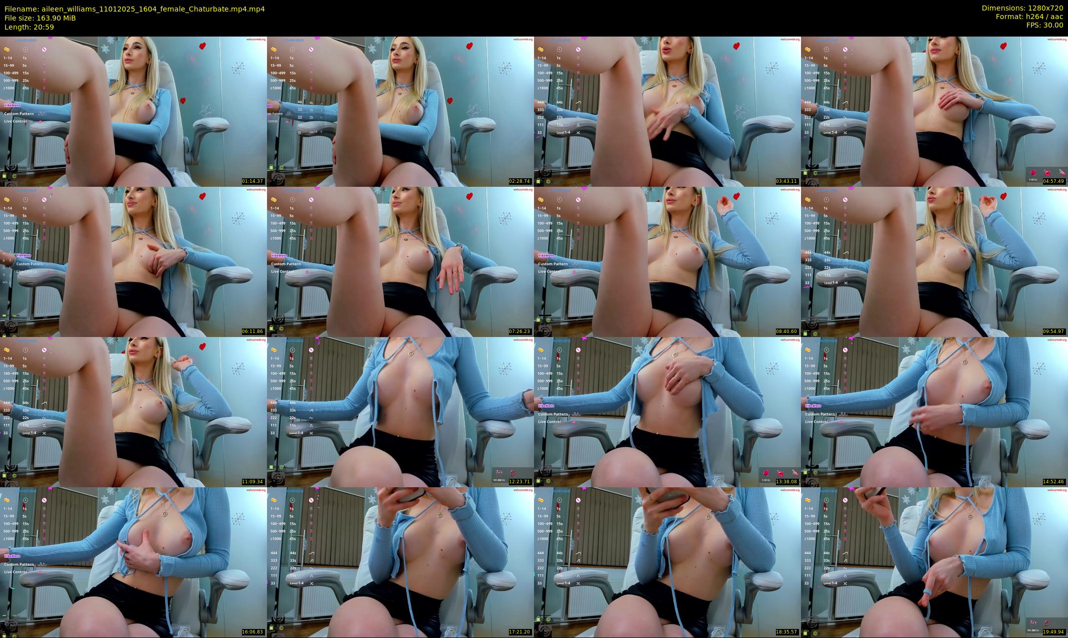 aileen_williams — 21 minute Chaturbate female cam show recording, 720p, Jan 11, 2025