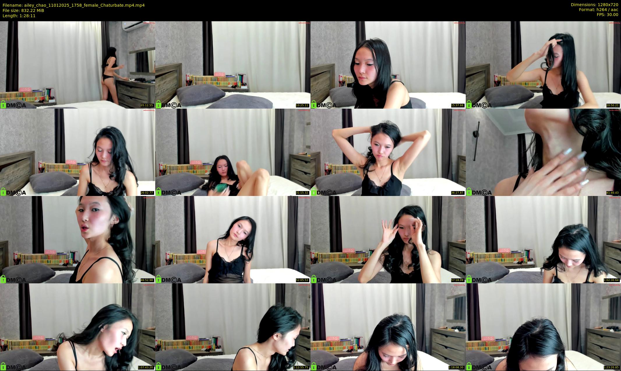 ailey_chao — 89 minute Chaturbate female cam show recording, 720p, Jan 11, 2025