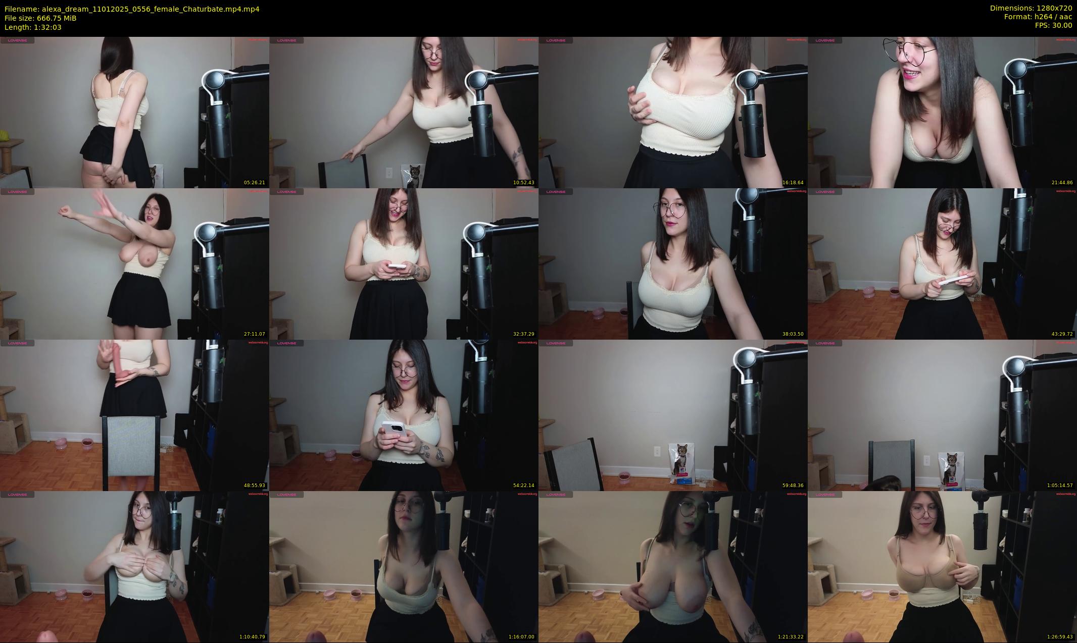 alexa_dream — 93 minute Chaturbate female cam show recording, 720p, Jan 11, 2025