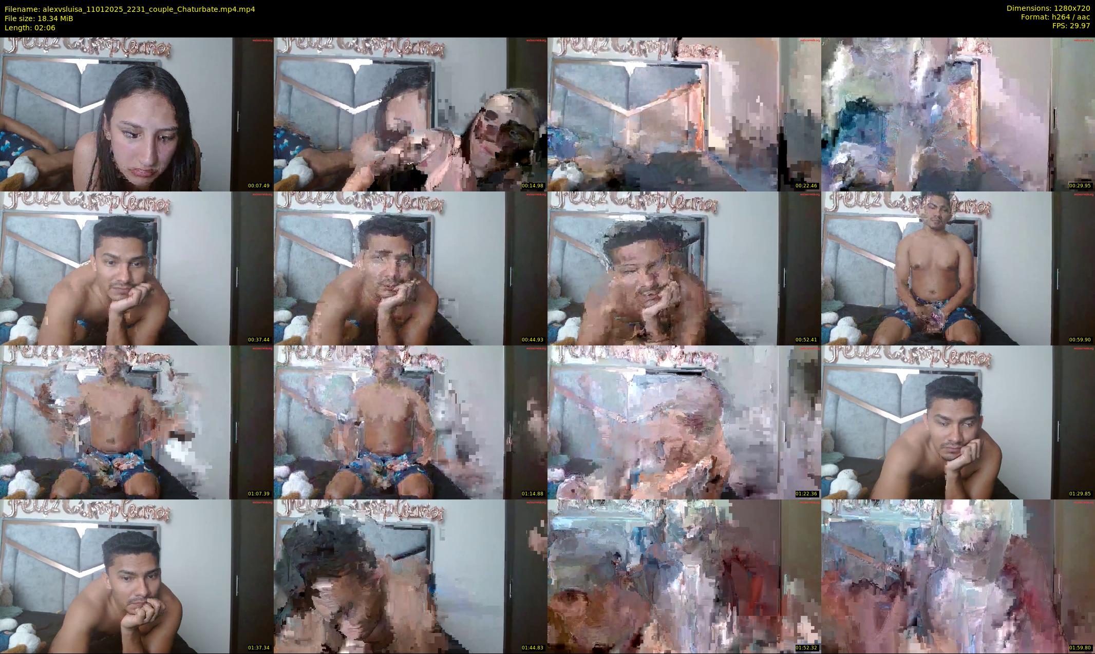 alexvsluisa — 3 minute Chaturbate couple cam show recording, 720p, Jan 11, 2025