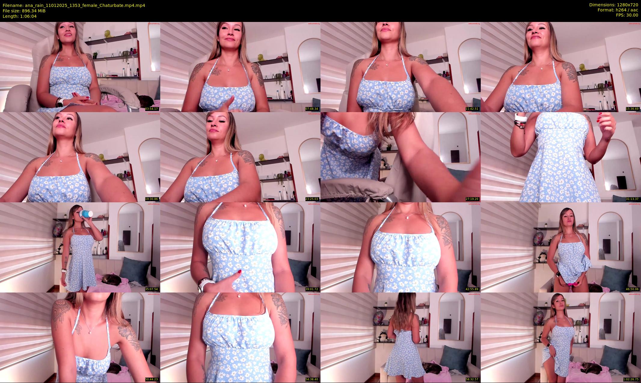 ana_rain — 67 minute Chaturbate female cam show recording, 720p, Jan 11, 2025