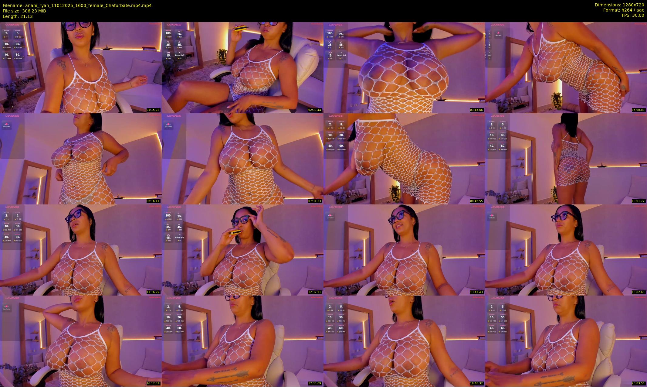 anahi_ryan — 22 minute Chaturbate female cam show recording, 720p, Jan 11, 2025