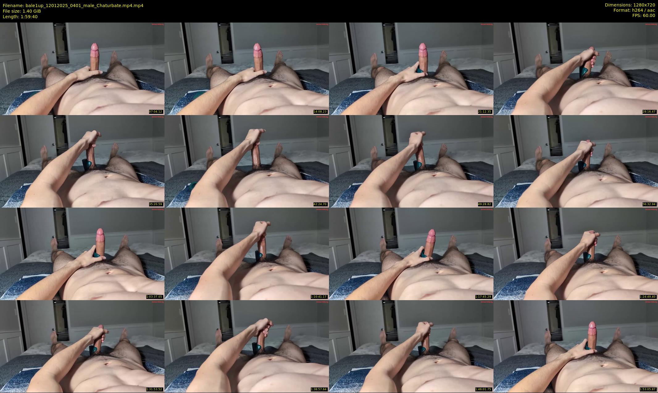 bale1up — 120 minute Chaturbate male cam show recording, 720p, Jan 12, 2025