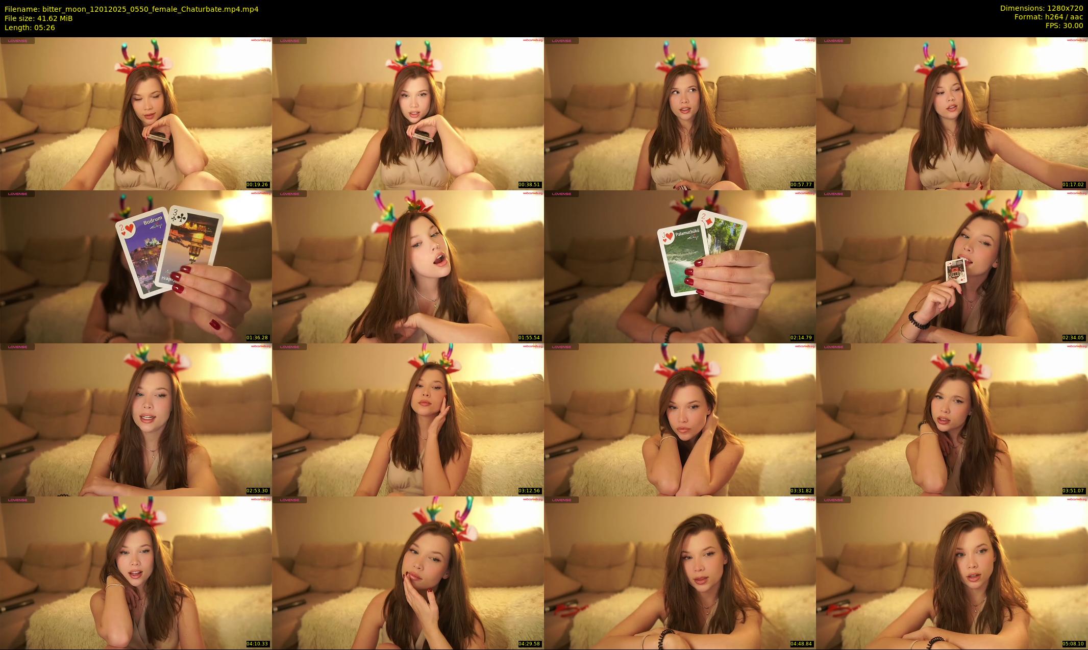 bitter_moon — 6 minute Chaturbate female cam show recording, 720p, Jan 12, 2025