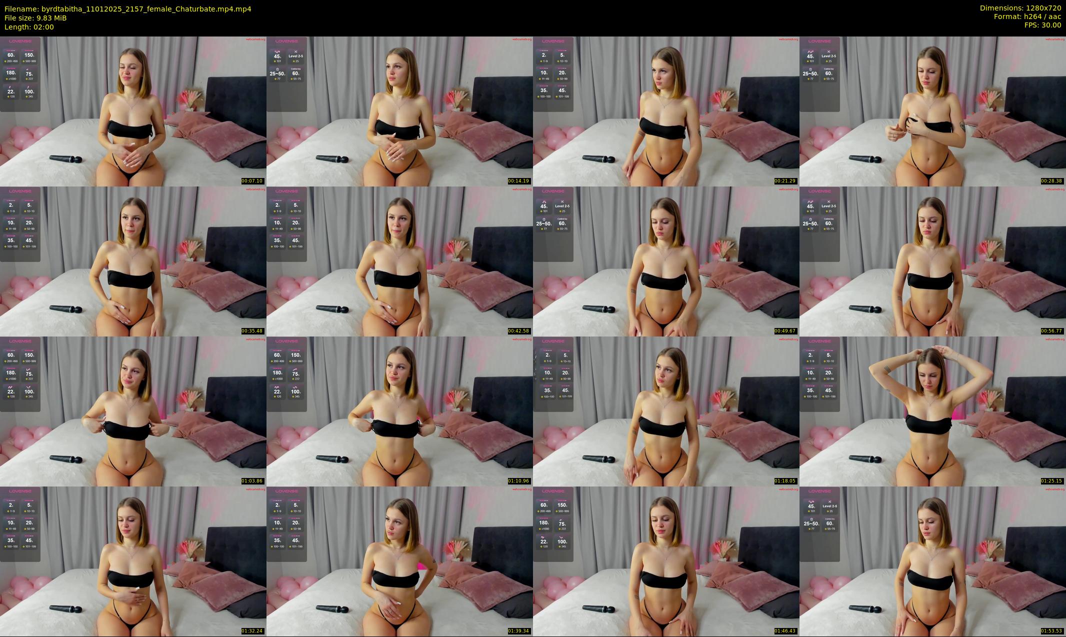 byrdtabitha — 2 minute Chaturbate female cam show recording, 720p, Jan 11, 2025