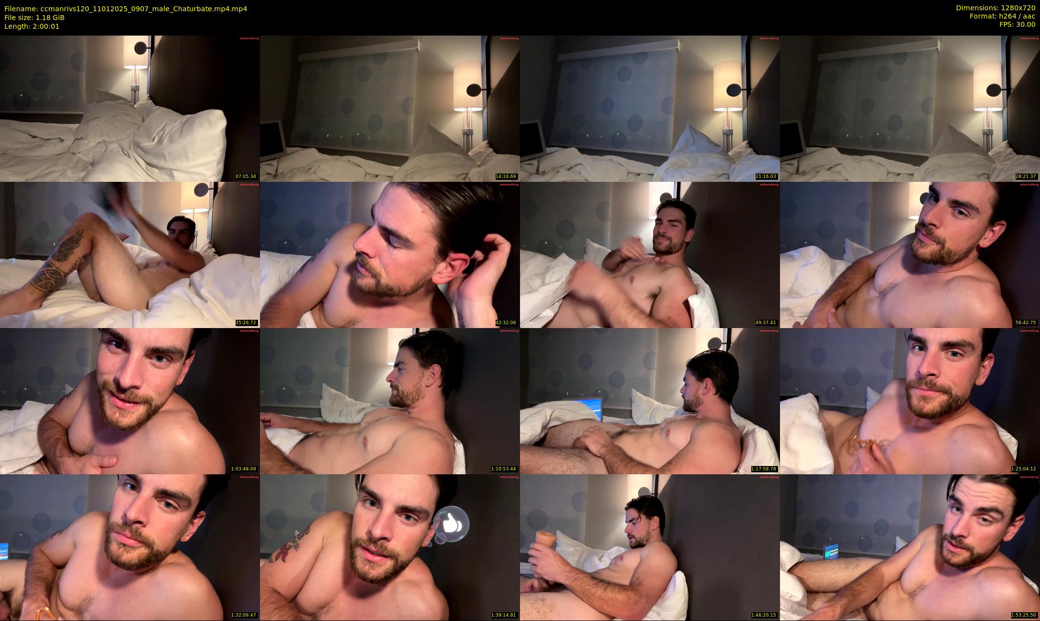ccmanrivs120 — 121 minute Chaturbate male cam show recording, 720p, Jan 11, 2025
