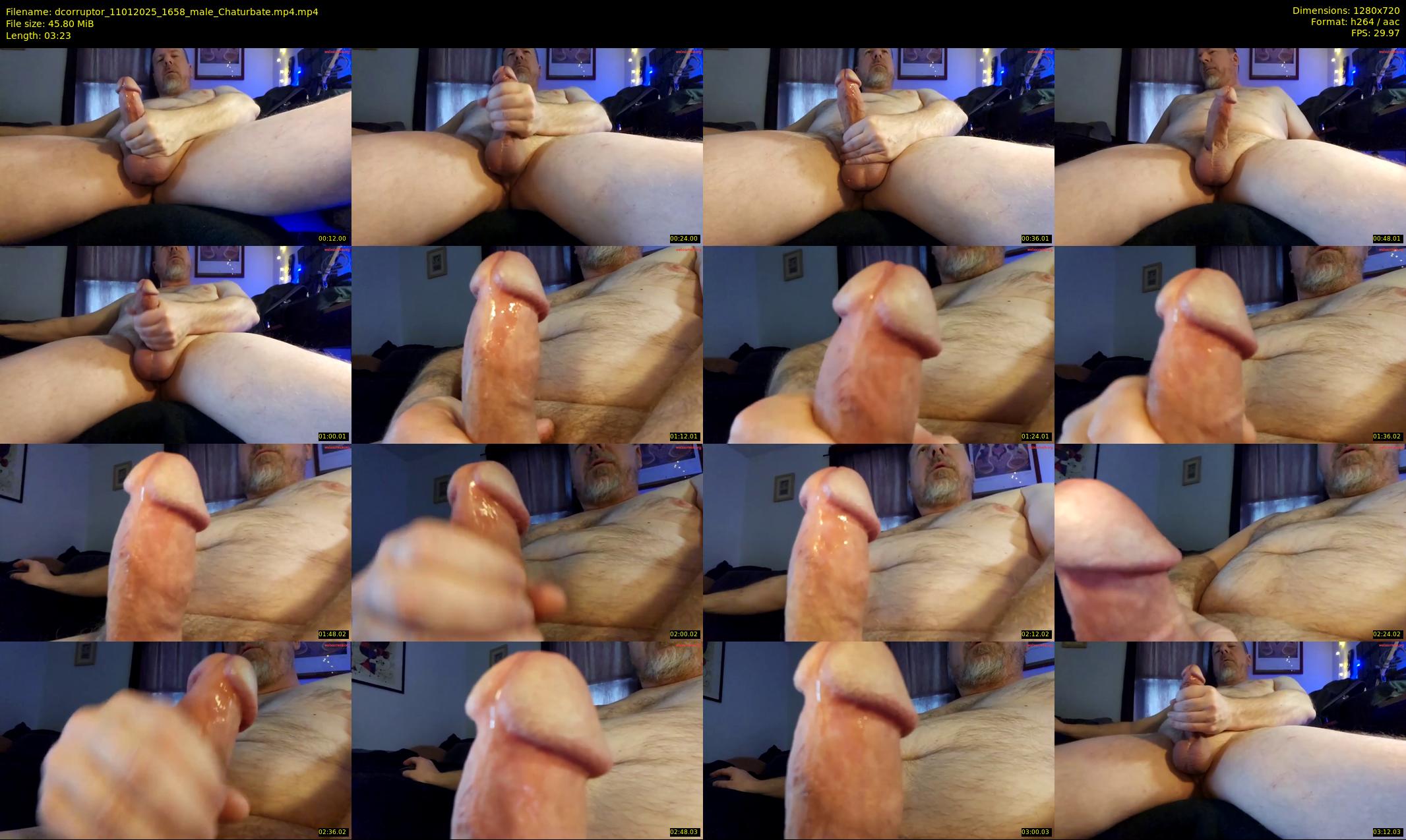 dcorruptor — 4 minute Chaturbate male cam show recording, 720p, Jan 11, 2025