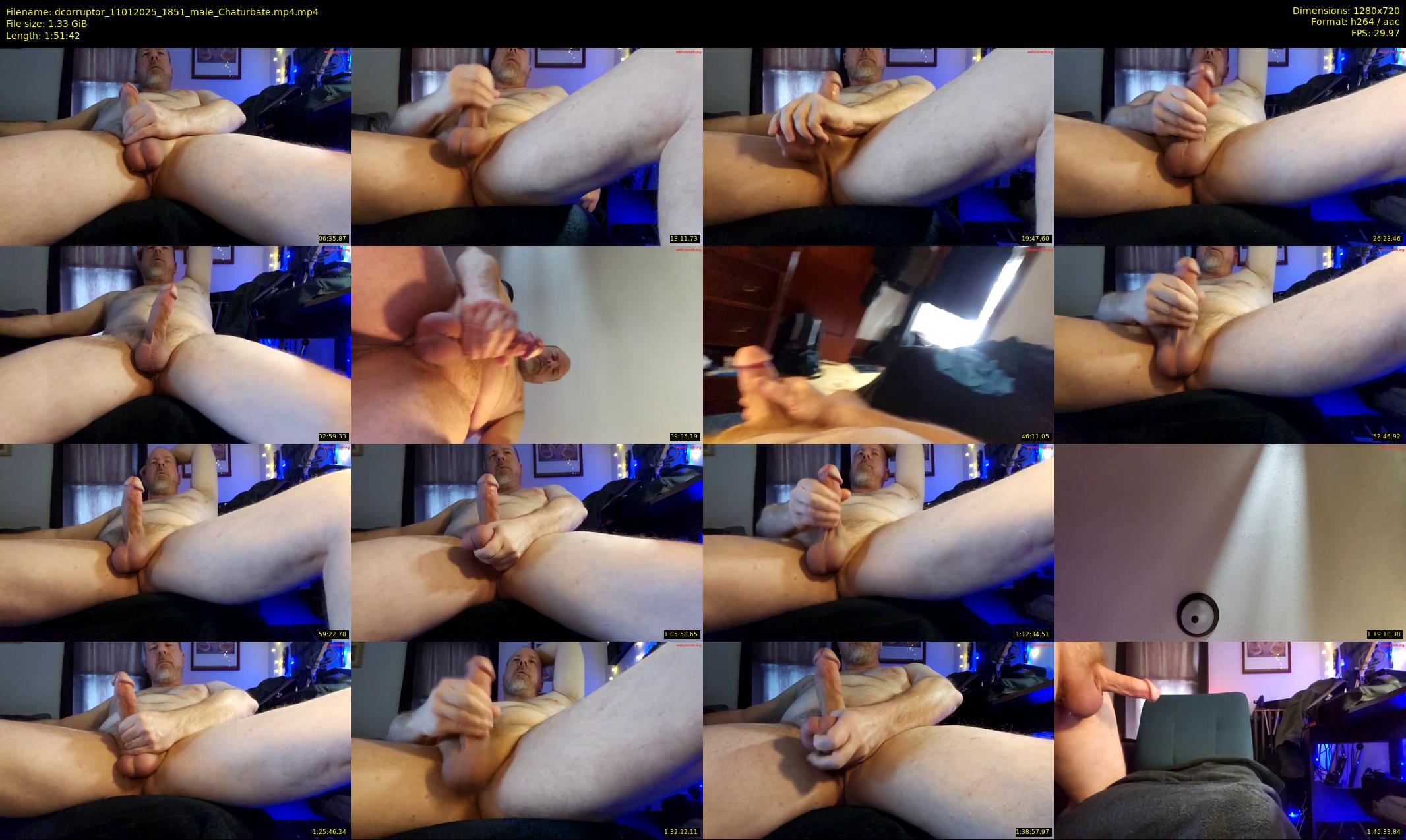 dcorruptor — 112 minute Chaturbate male cam show recording, 720p, Jan 11, 2025