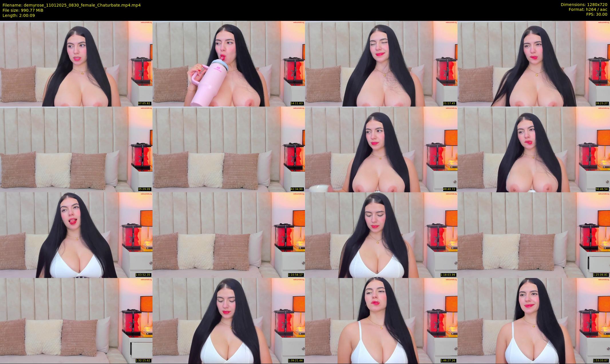demyrose — 121 minute Chaturbate female cam show recording, 720p, Jan 11, 2025