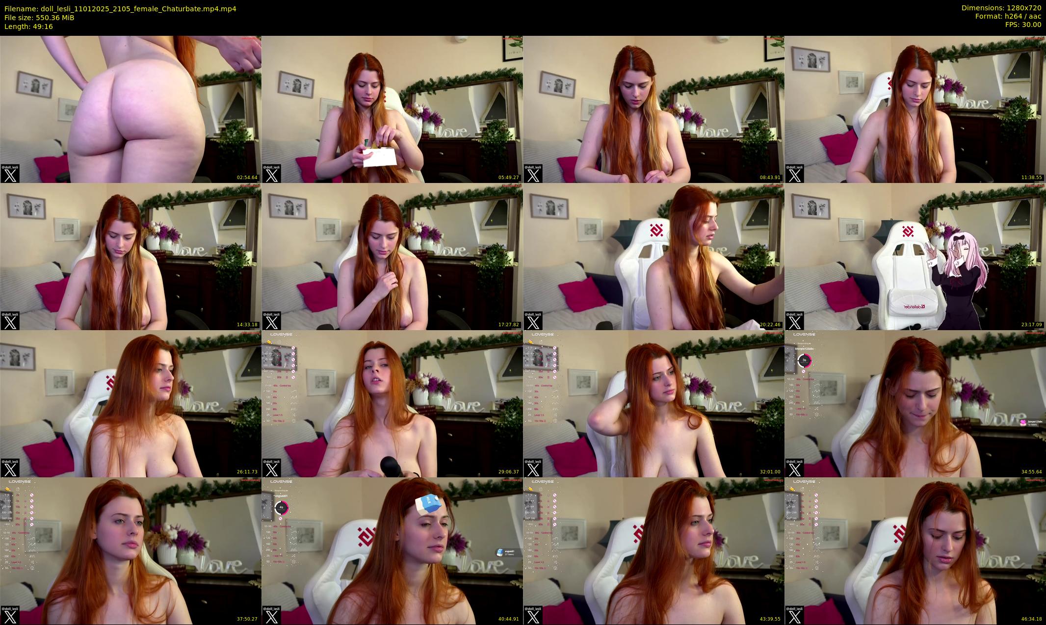 doll_lesli — 50 minute Chaturbate female cam show recording, 720p, Jan 11, 2025