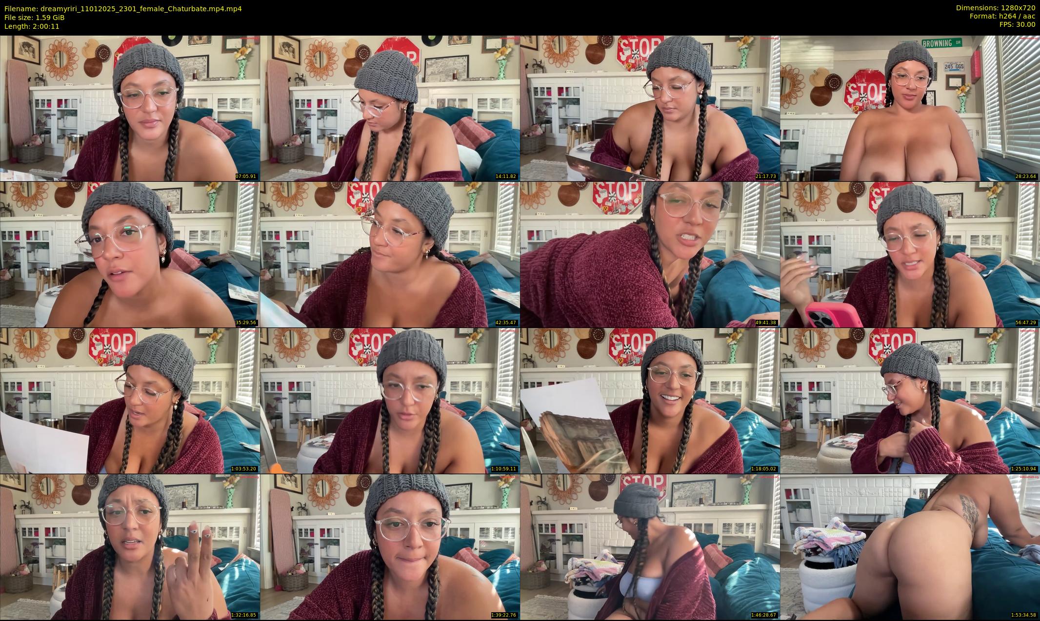 dreamyriri — 121 minute Chaturbate female cam show recording, 720p, Jan 11, 2025