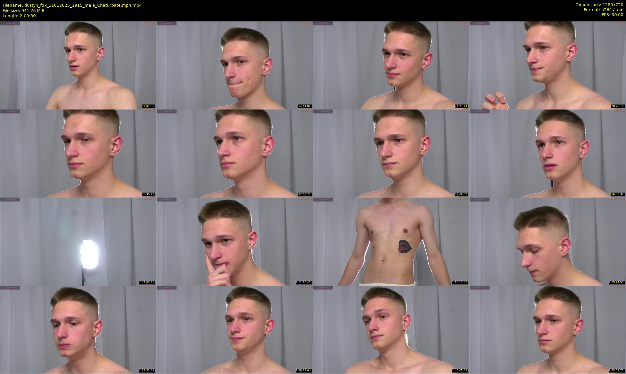 dustyn_fox — 121 minute Chaturbate male cam show recording, 720p, Jan 11, 2025