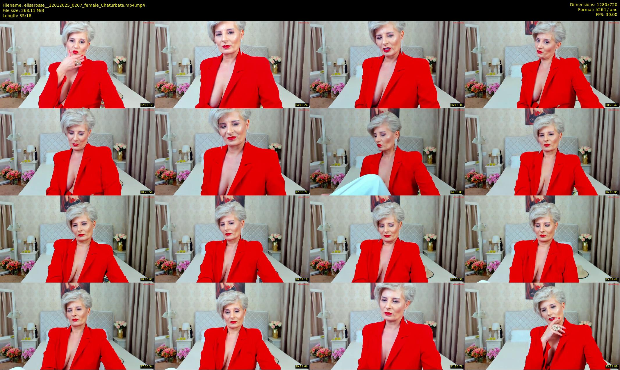 elisarosse_ — 36 minute Chaturbate female cam show recording, 720p, Jan 12, 2025