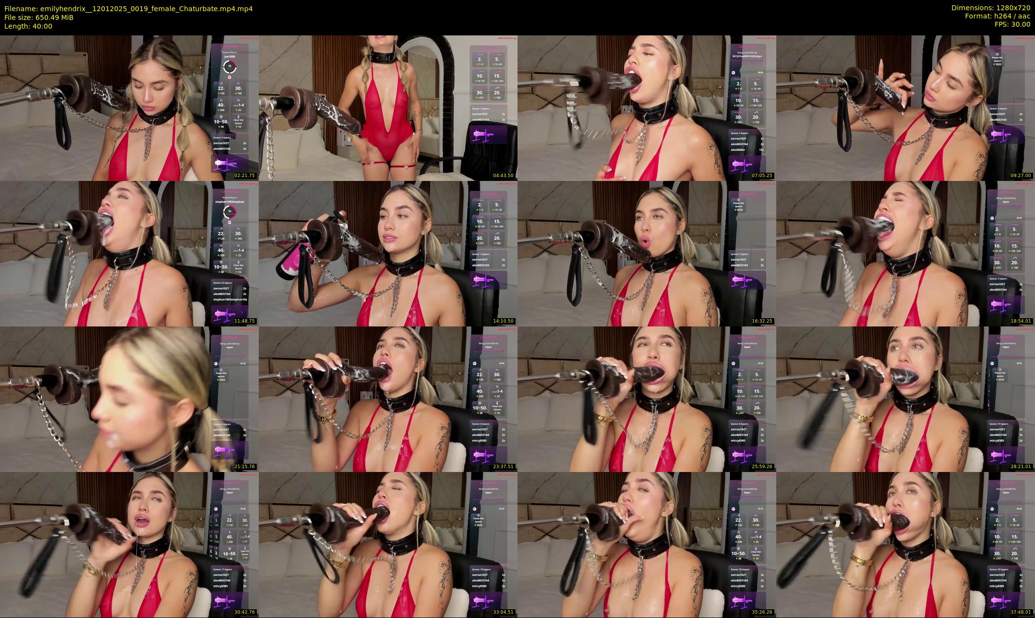 emilyhendrix_ — 40 minute Chaturbate couple cam show recording, 720p, Jan 12, 2025