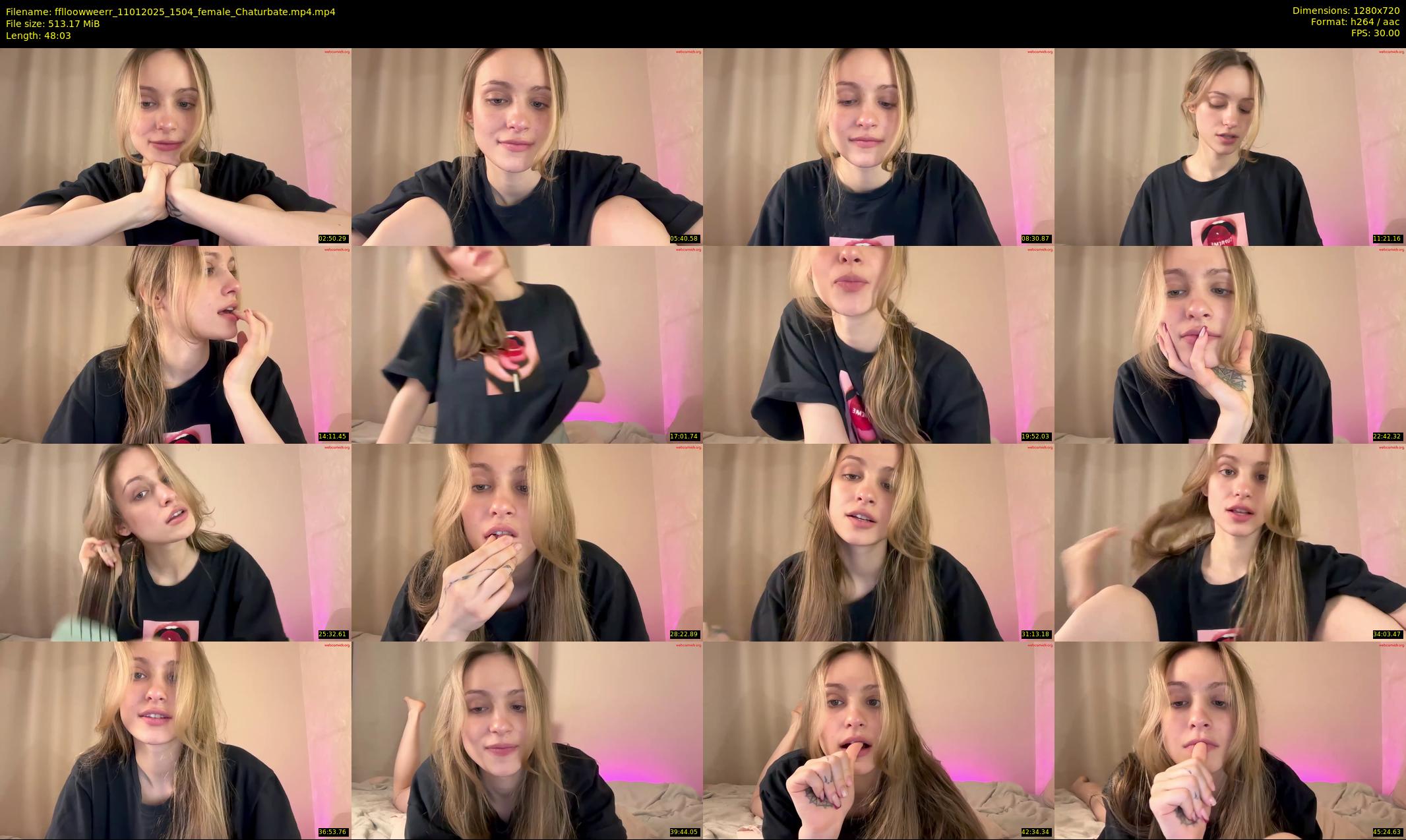 fflloowweerr — 49 minute Chaturbate couple cam show recording, 720p, Jan 11, 2025