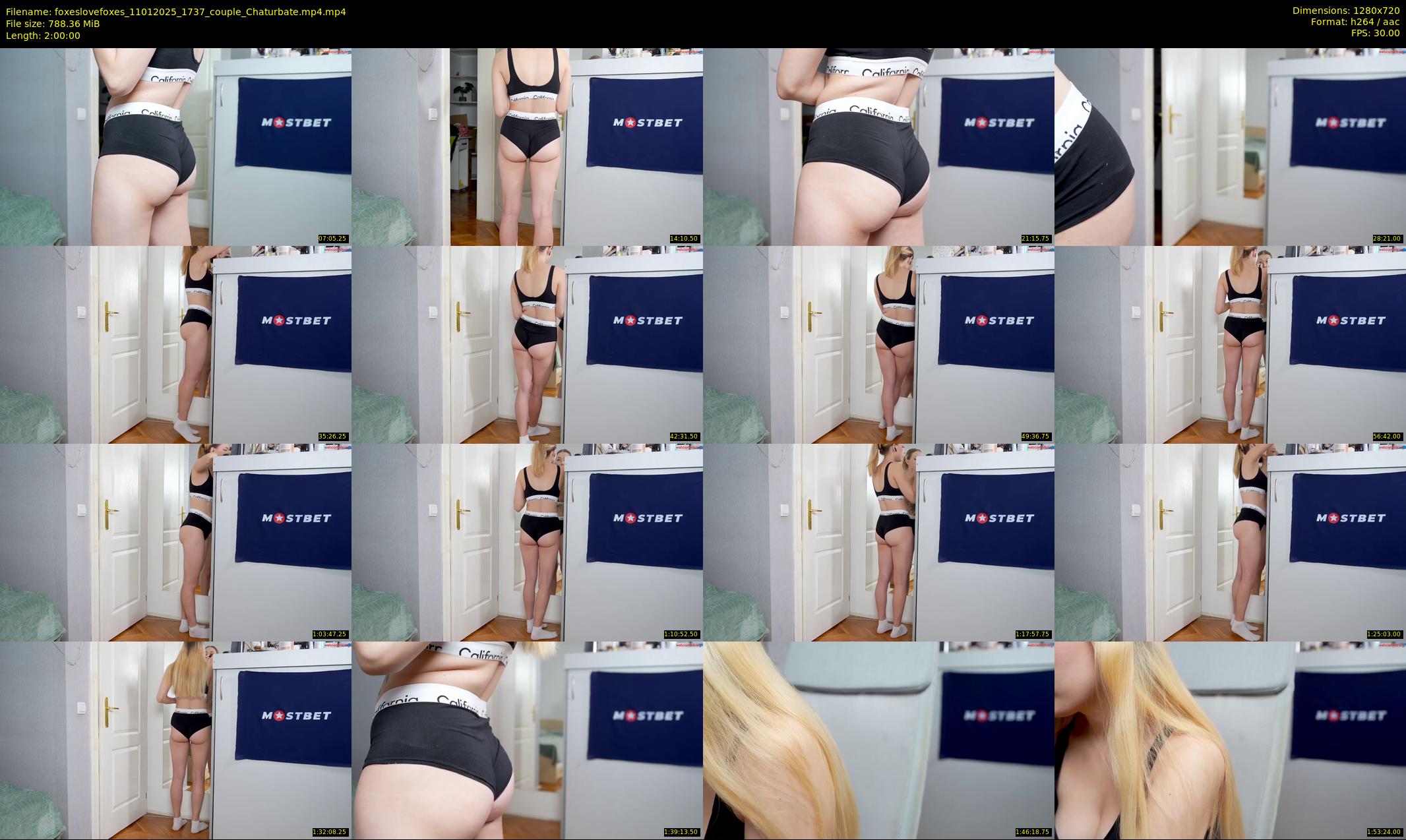 foxeslovefoxes — 120 minute Chaturbate couple cam show recording, 720p, Jan 11, 2025