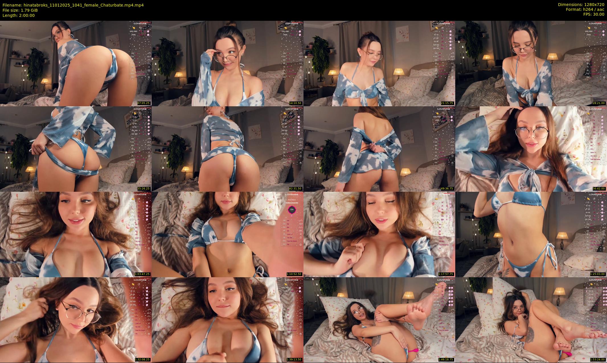 hinatabroks — 120 minute Chaturbate female cam show recording, 720p, Jan 11, 2025