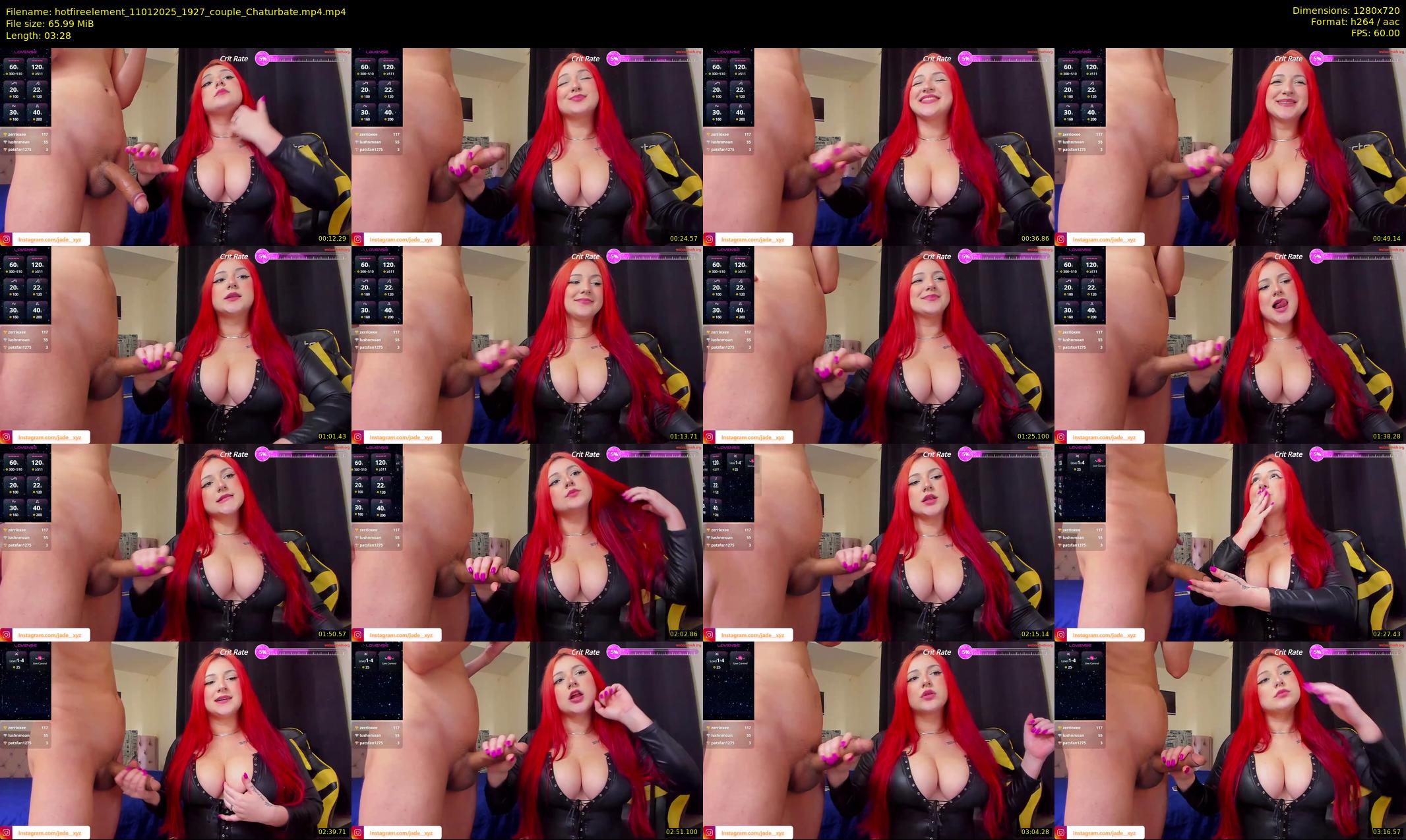 hotfireelement — 4 minute Chaturbate couple cam show recording, 720p, Jan 11, 2025