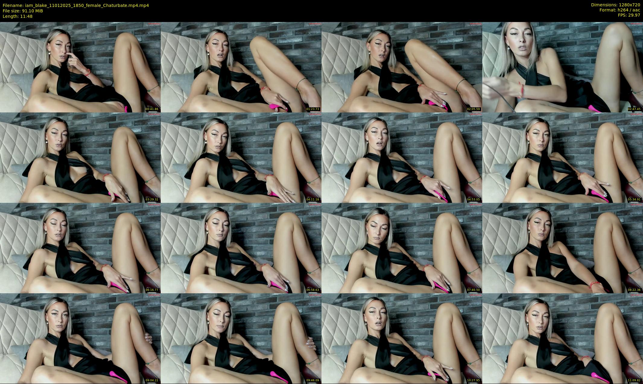 iam_blake — 12 minute Chaturbate female cam show recording, 720p, Jan 11, 2025