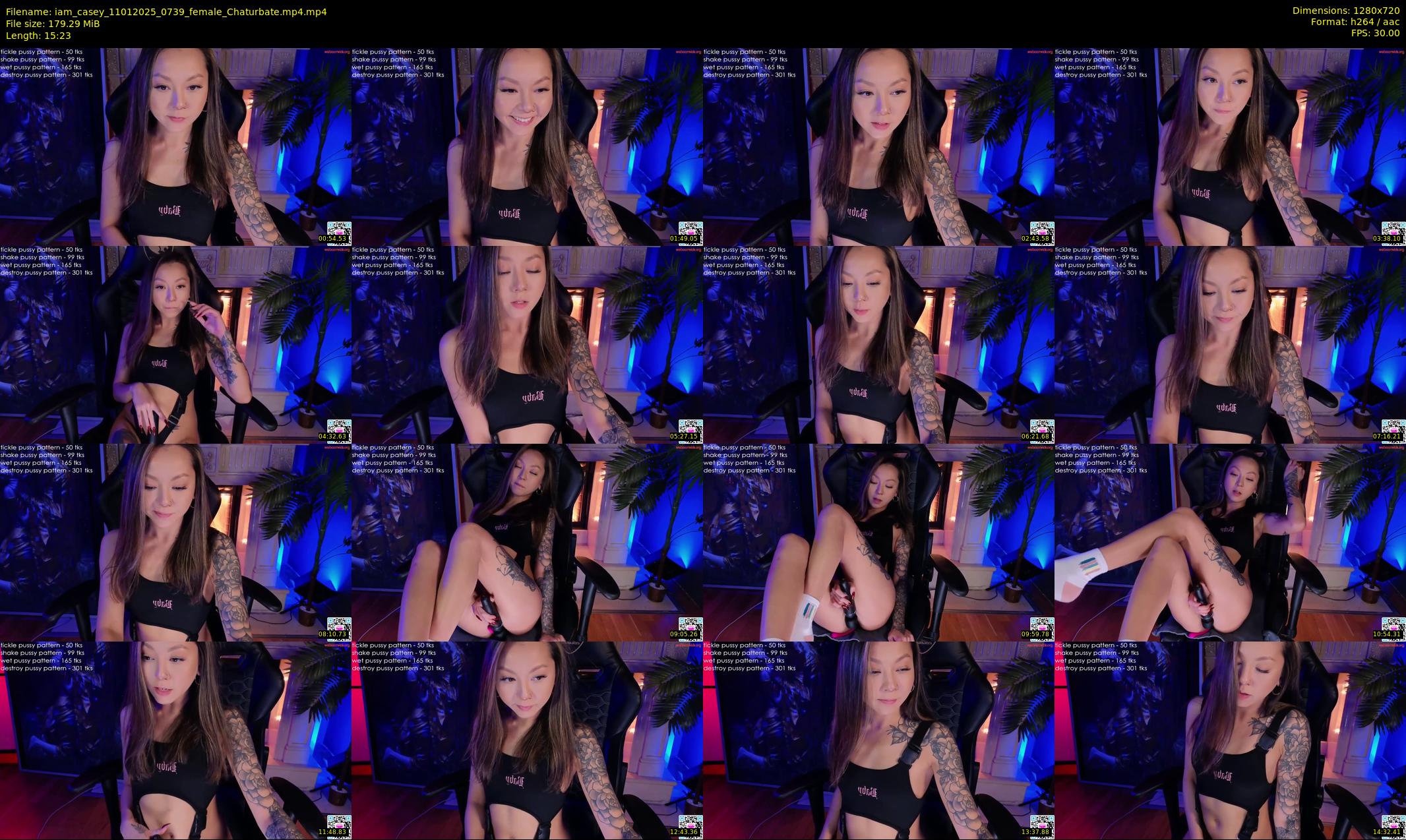 iam_casey — 16 minute Chaturbate female cam show recording, 720p, Jan 11, 2025