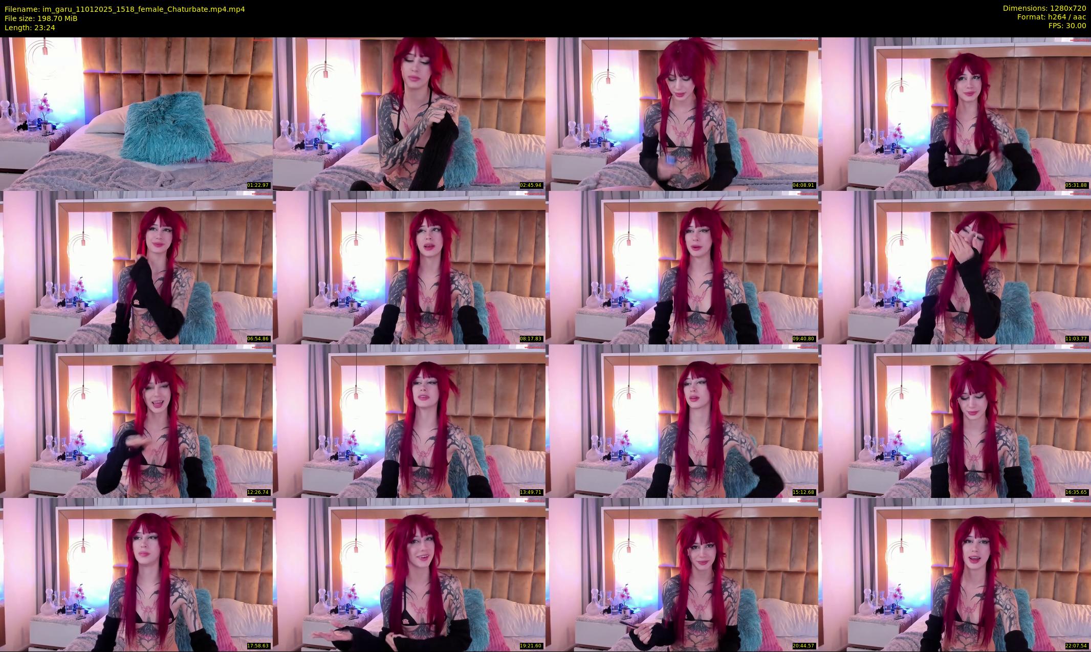 im_garu — 24 minute Chaturbate female cam show recording, 720p, Jan 11, 2025