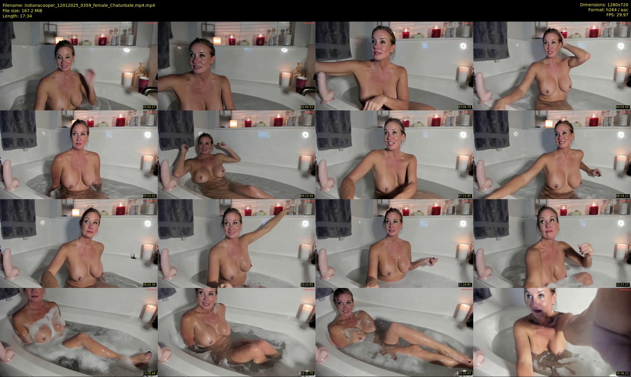 indianacooper — 18 minute Chaturbate female cam show recording, 720p, Jan 12, 2025