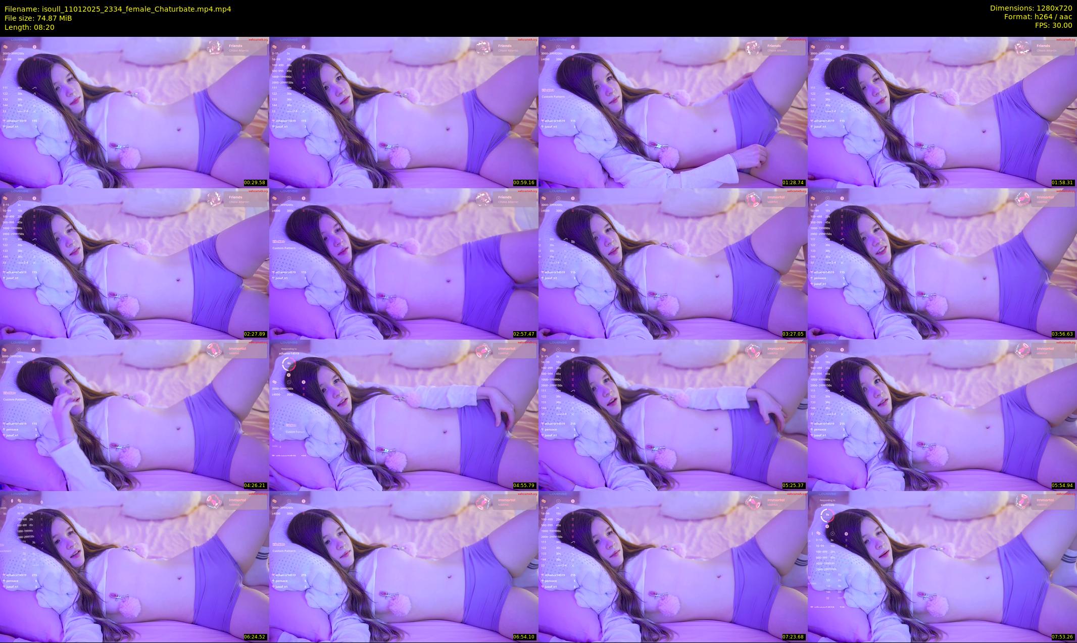 isoull — 9 minute Chaturbate female cam show recording, 720p, Jan 11, 2025