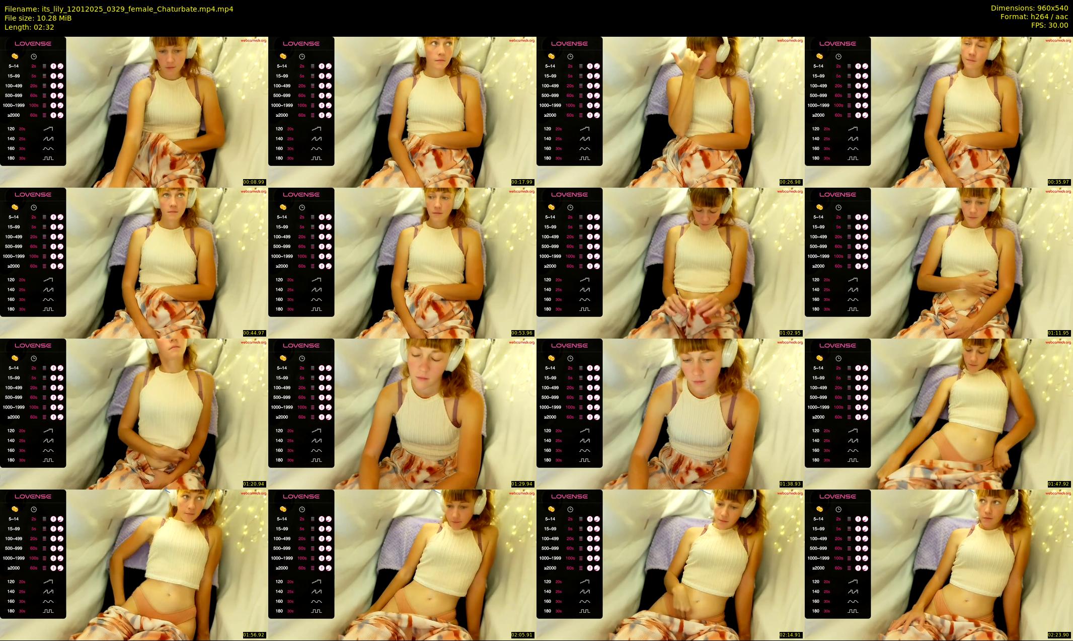 its_lily — 3 minute Chaturbate female cam show recording, 480p, Jan 12, 2025