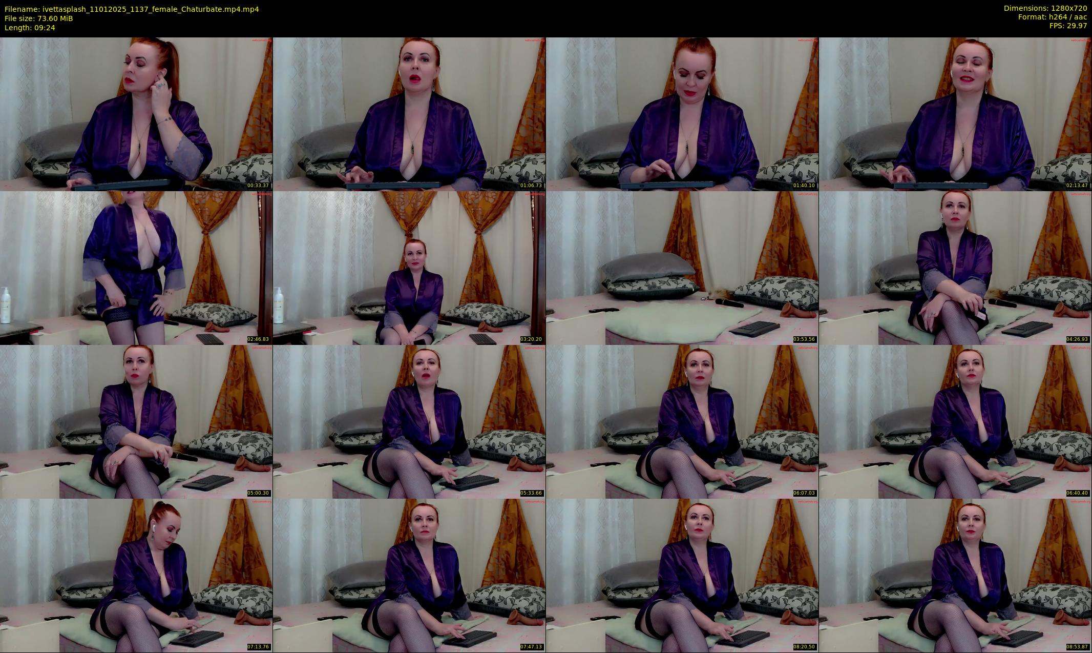 ivettasplash — 10 minute Chaturbate female cam show recording, 720p, Jan 11, 2025
