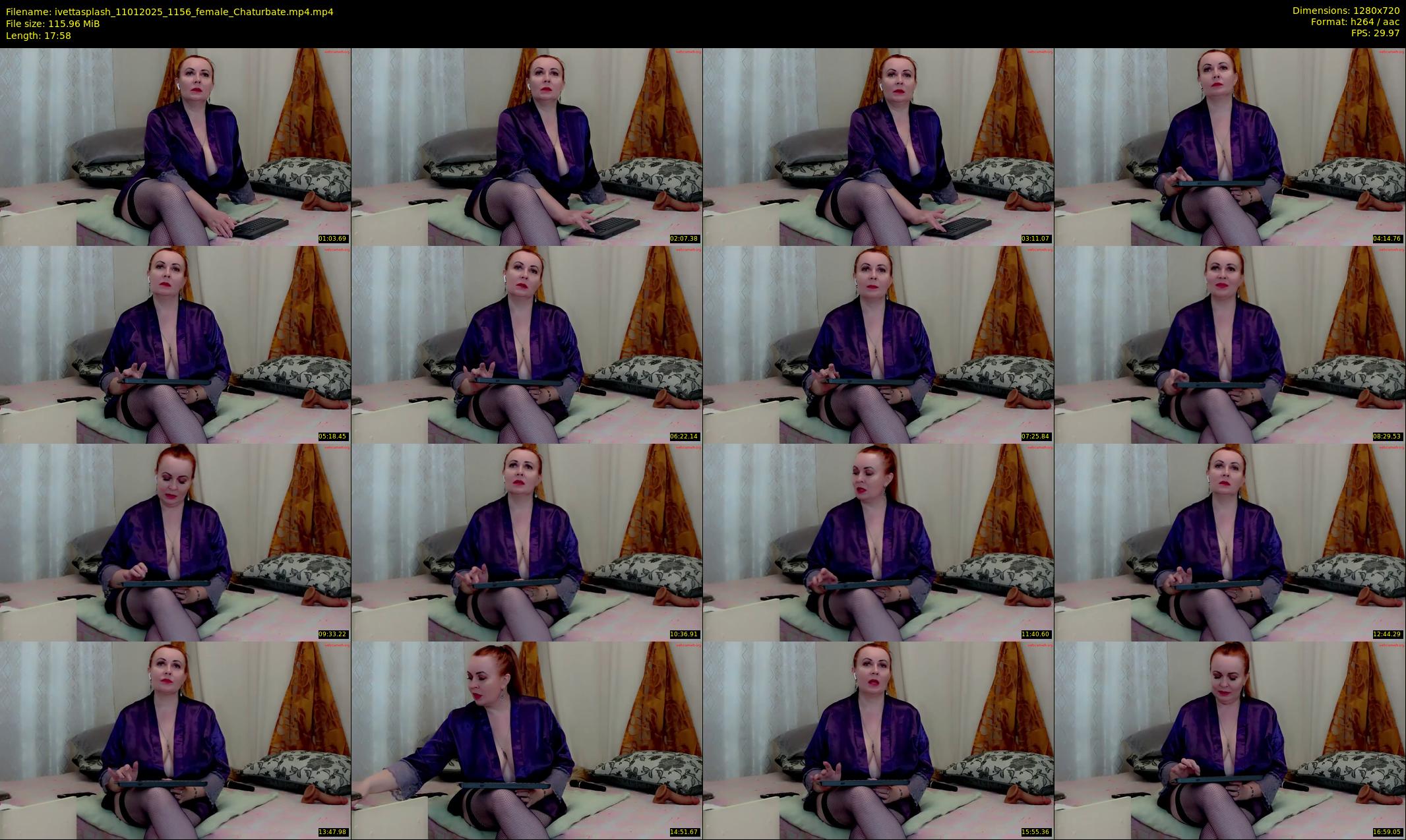 ivettasplash — 18 minute Chaturbate female cam show recording, 720p, Jan 11, 2025
