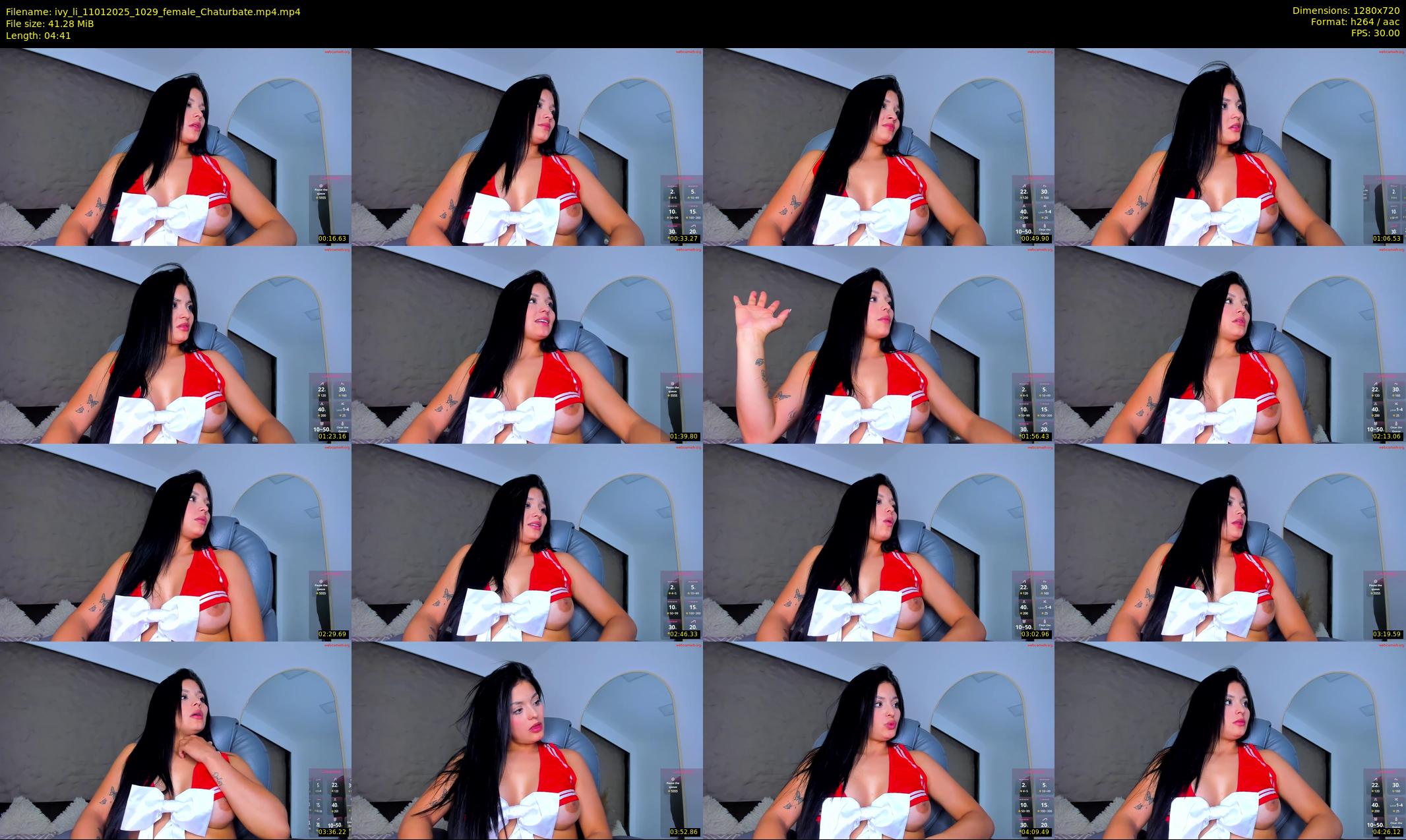 ivy_li — 5 minute Chaturbate female cam show recording, 720p, Jan 11, 2025