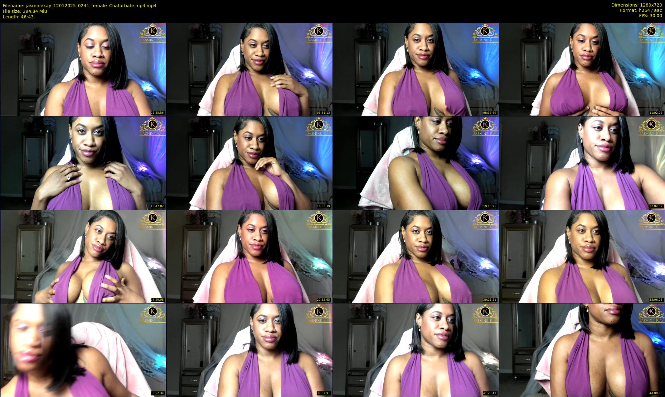 jasminekay — 47 minute Chaturbate female cam show recording, 720p, Jan 12, 2025