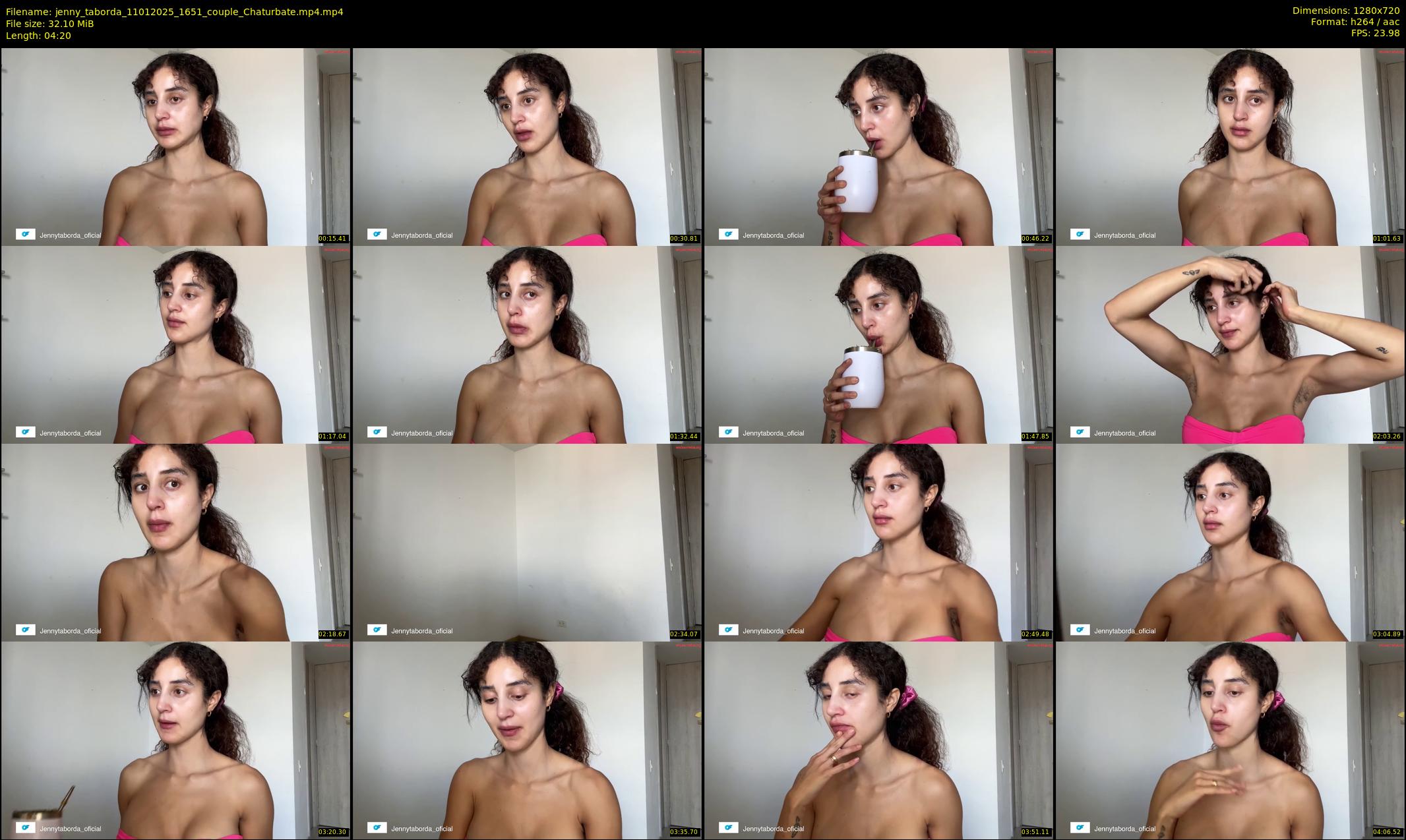 jenny_taborda — 5 minute Chaturbate female cam show recording, 720p, Jan 11, 2025