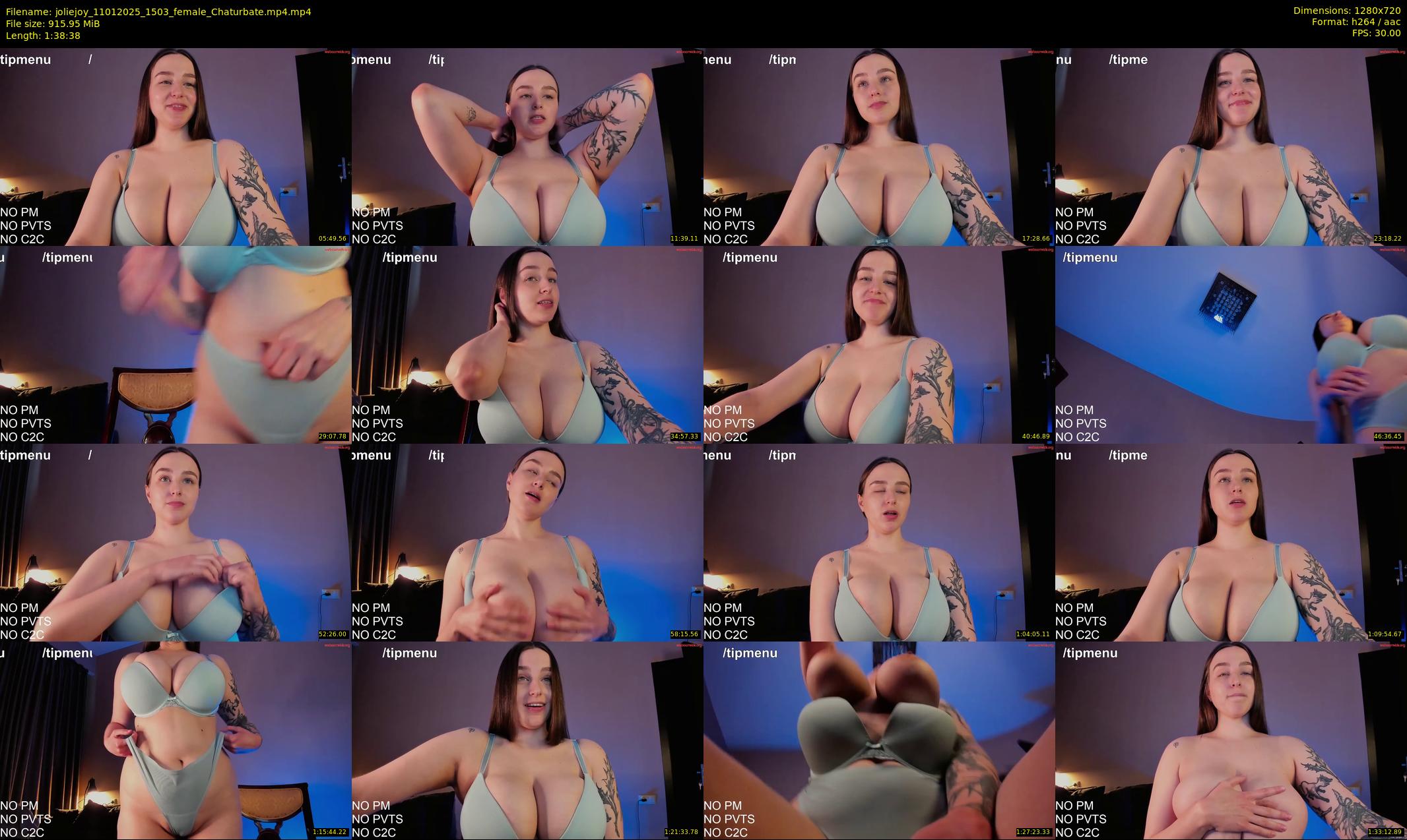 joliejoy — 99 minute Chaturbate female cam show recording, 720p, Jan 11, 2025