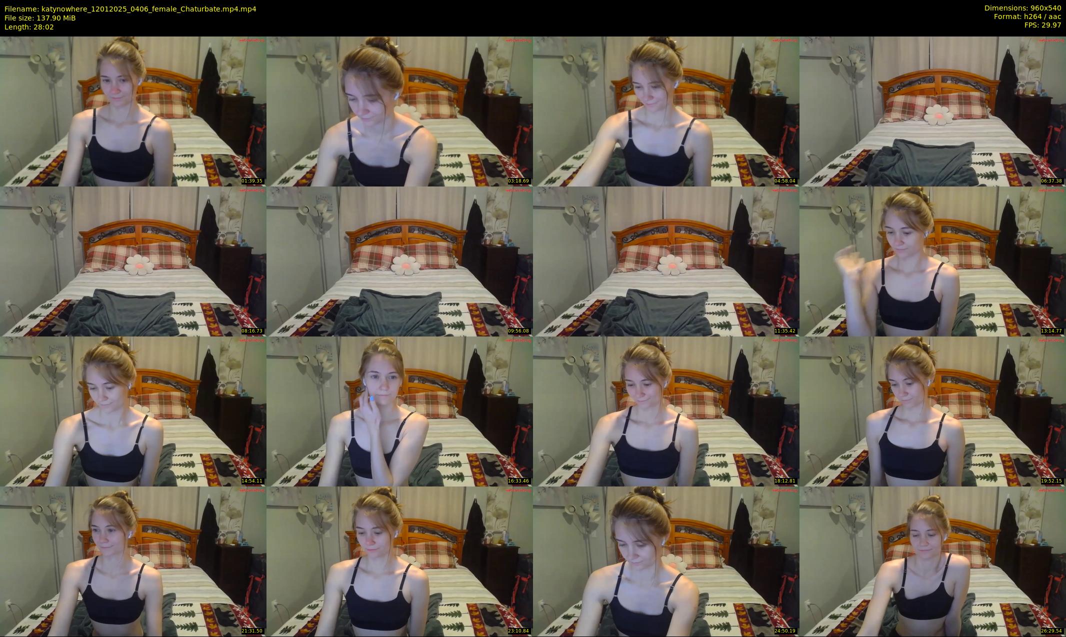 katynowhere — 29 minute Chaturbate female cam show recording, 480p, Jan 12, 2025
