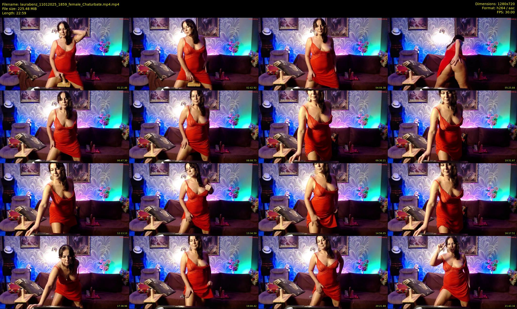 laurabenz — 23 minute Chaturbate female cam show recording, 720p, Jan 11, 2025