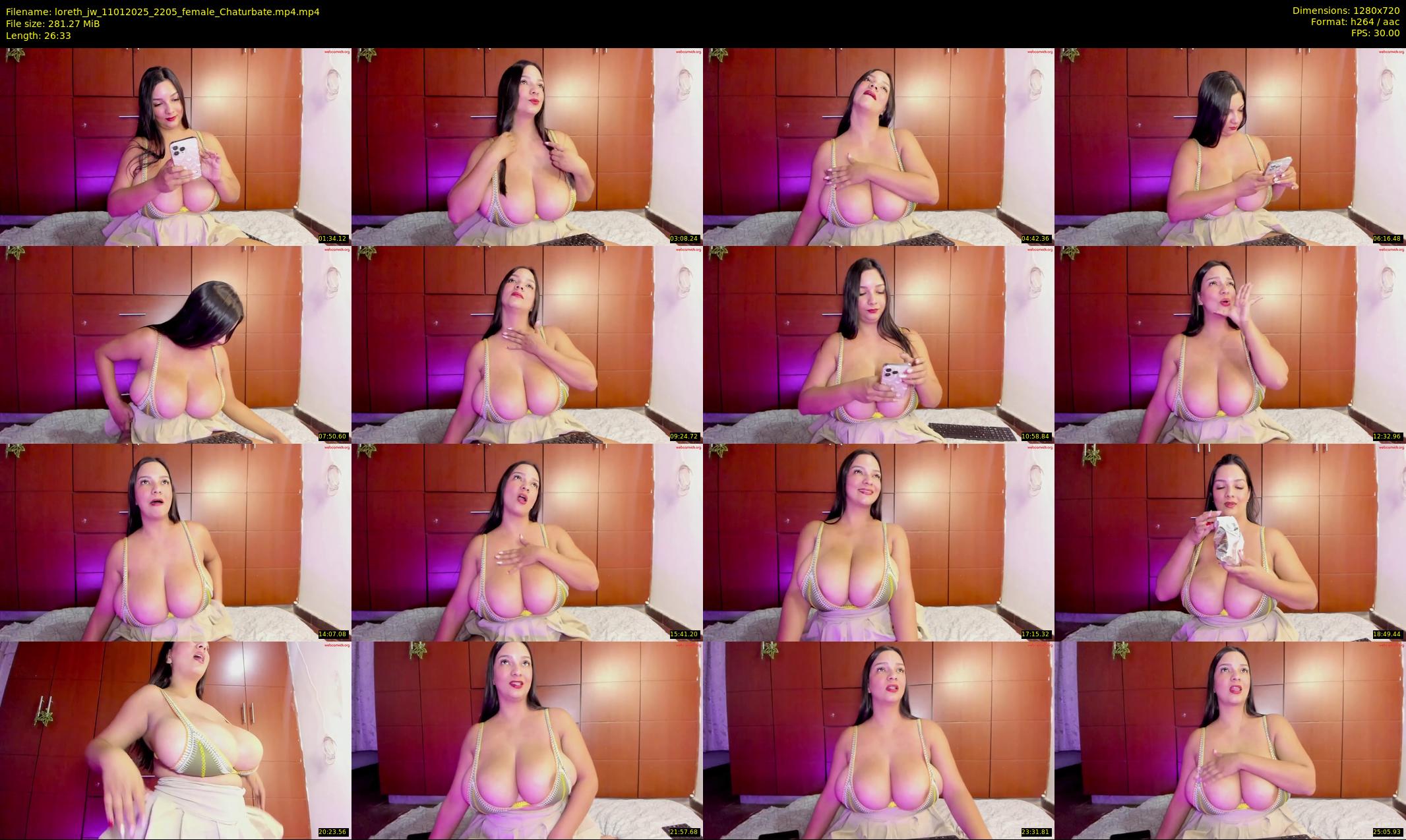 loreth_jw — 27 minute Chaturbate female cam show recording, 720p, Jan 11, 2025