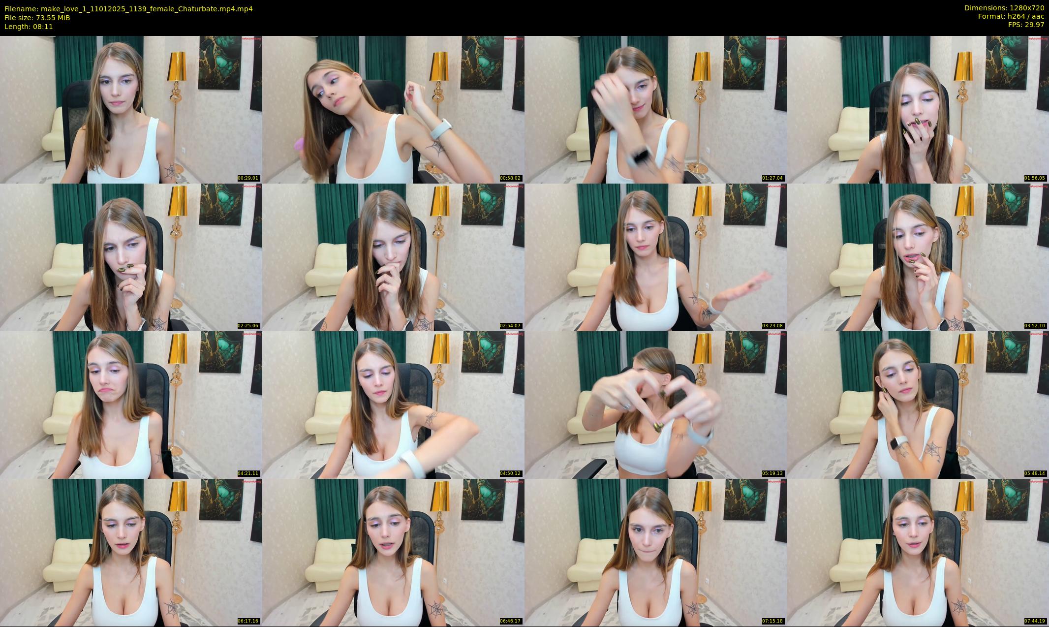 make_love_1 — 9 minute Chaturbate female cam show recording, 720p, Jan 11, 2025