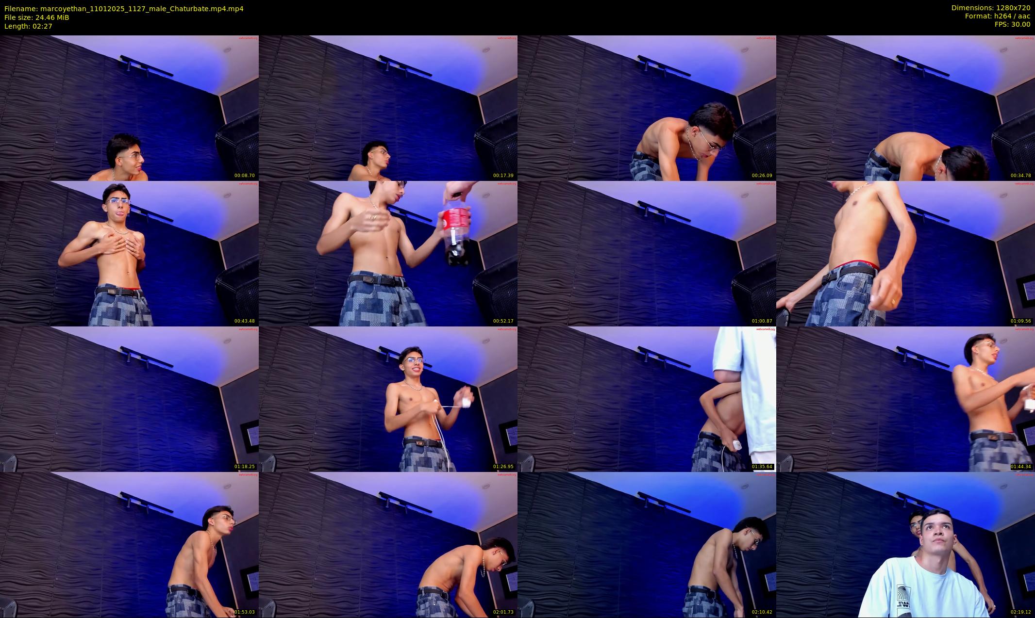 marcoyethan — 3 minute Chaturbate male cam show recording, 720p, Jan 11, 2025